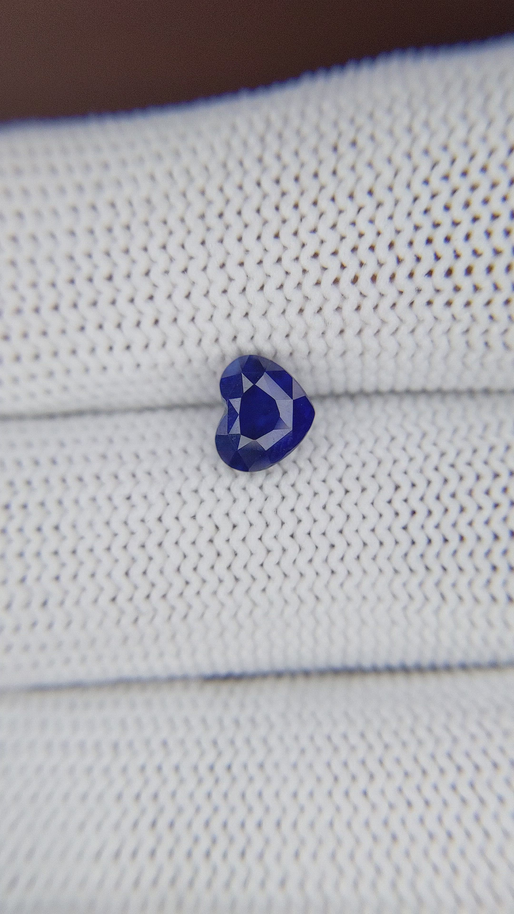 1.30 Ct. Blue Sapphire from Tanzania Size Video