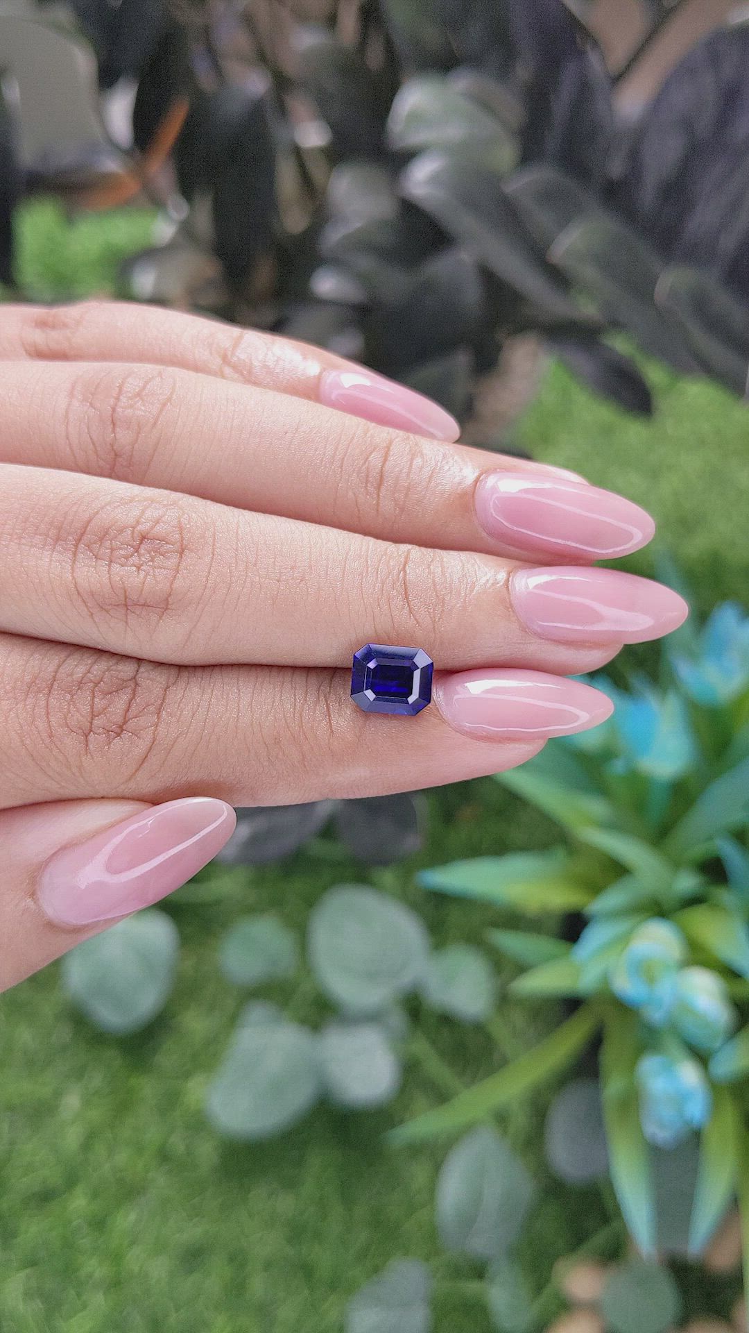 2.23 Ct. Blue Sapphire from Tanzania Size Video