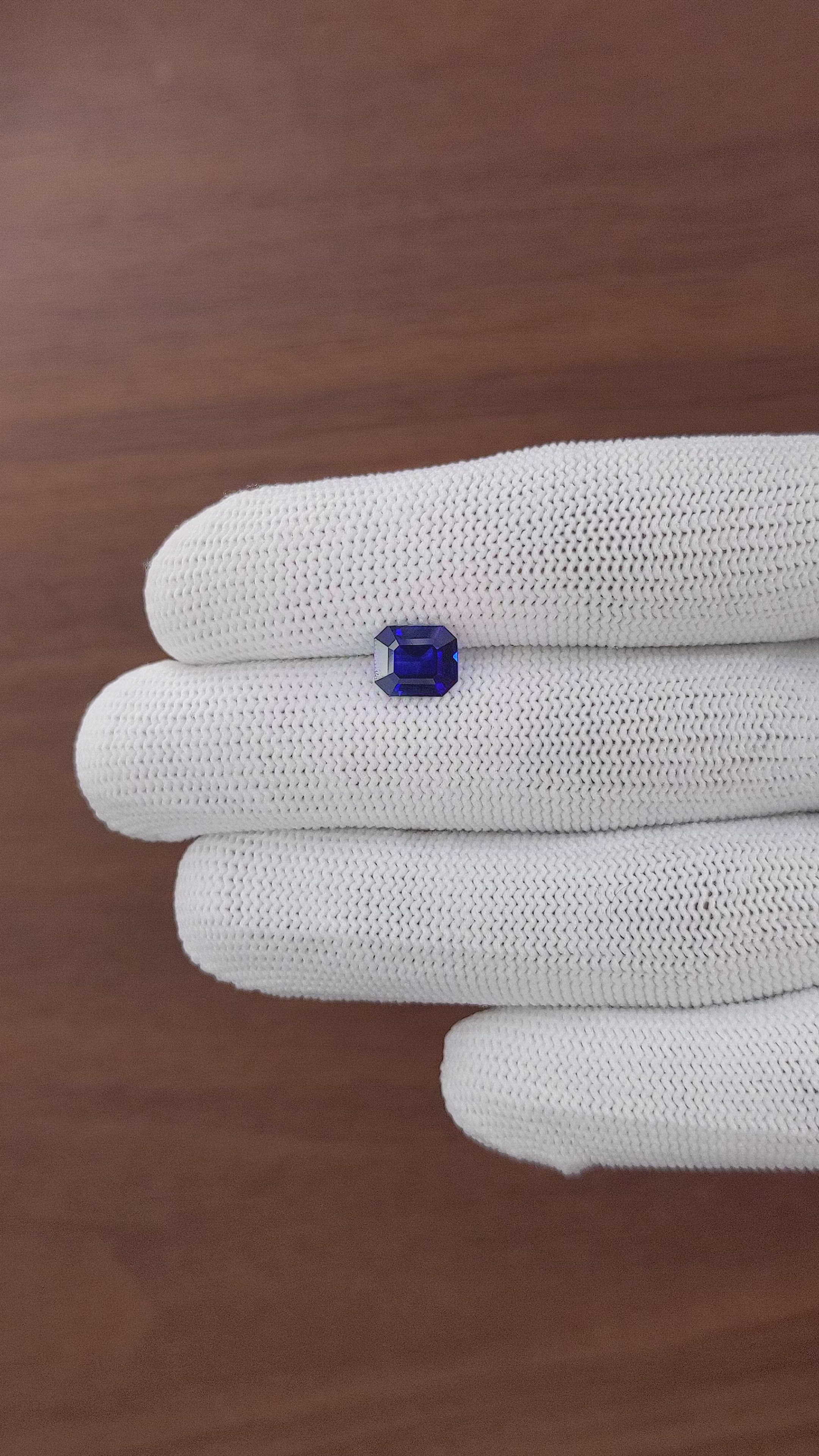 2.23 Ct. Blue Sapphire from Tanzania Size Video