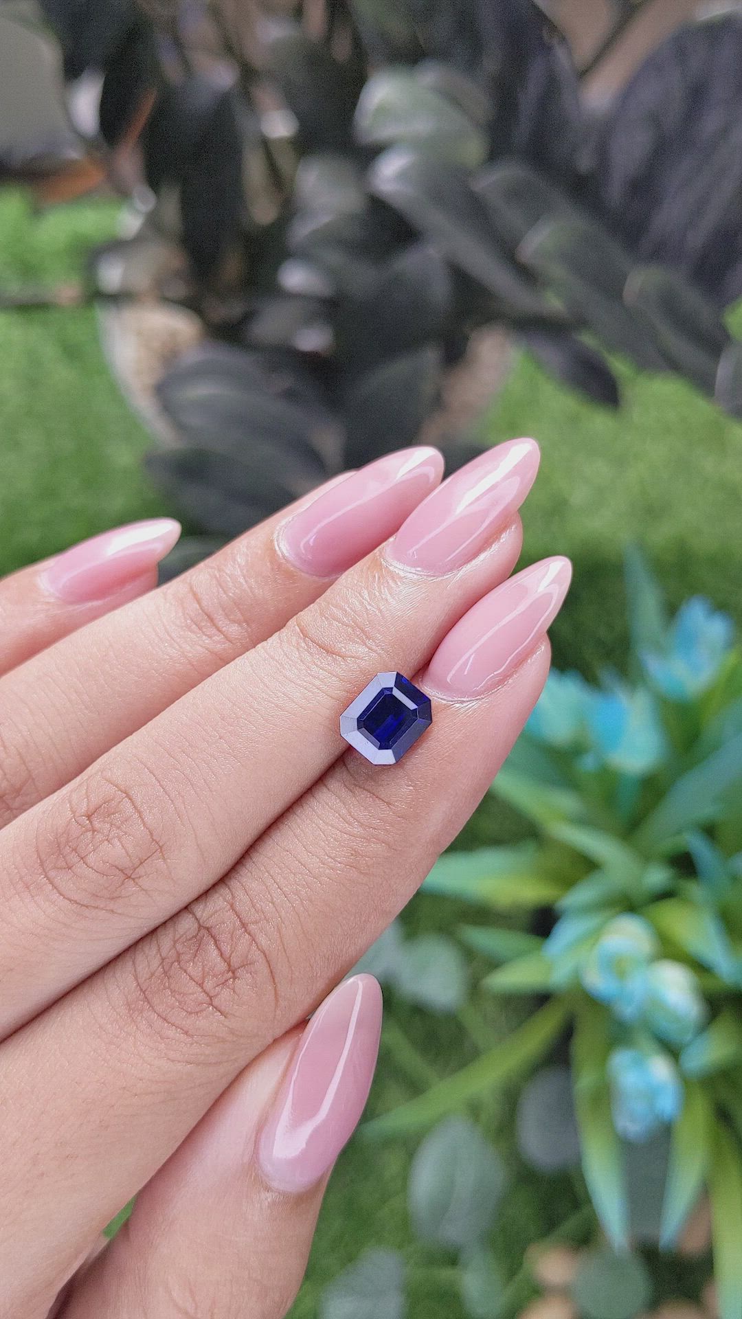 2.23 Ct. Blue Sapphire from Tanzania Size Video