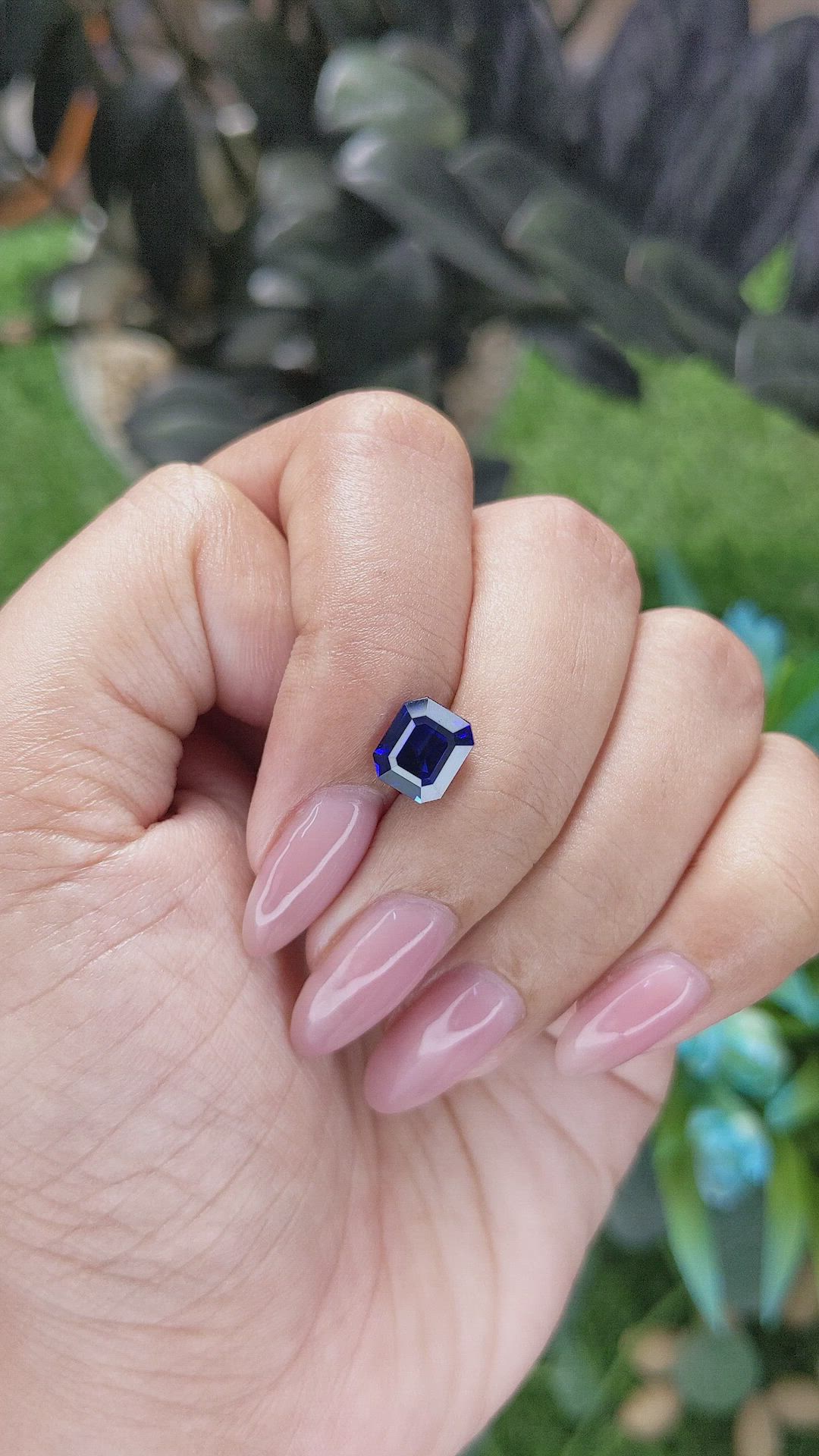 2.23 Ct. Blue Sapphire from Tanzania Size Video