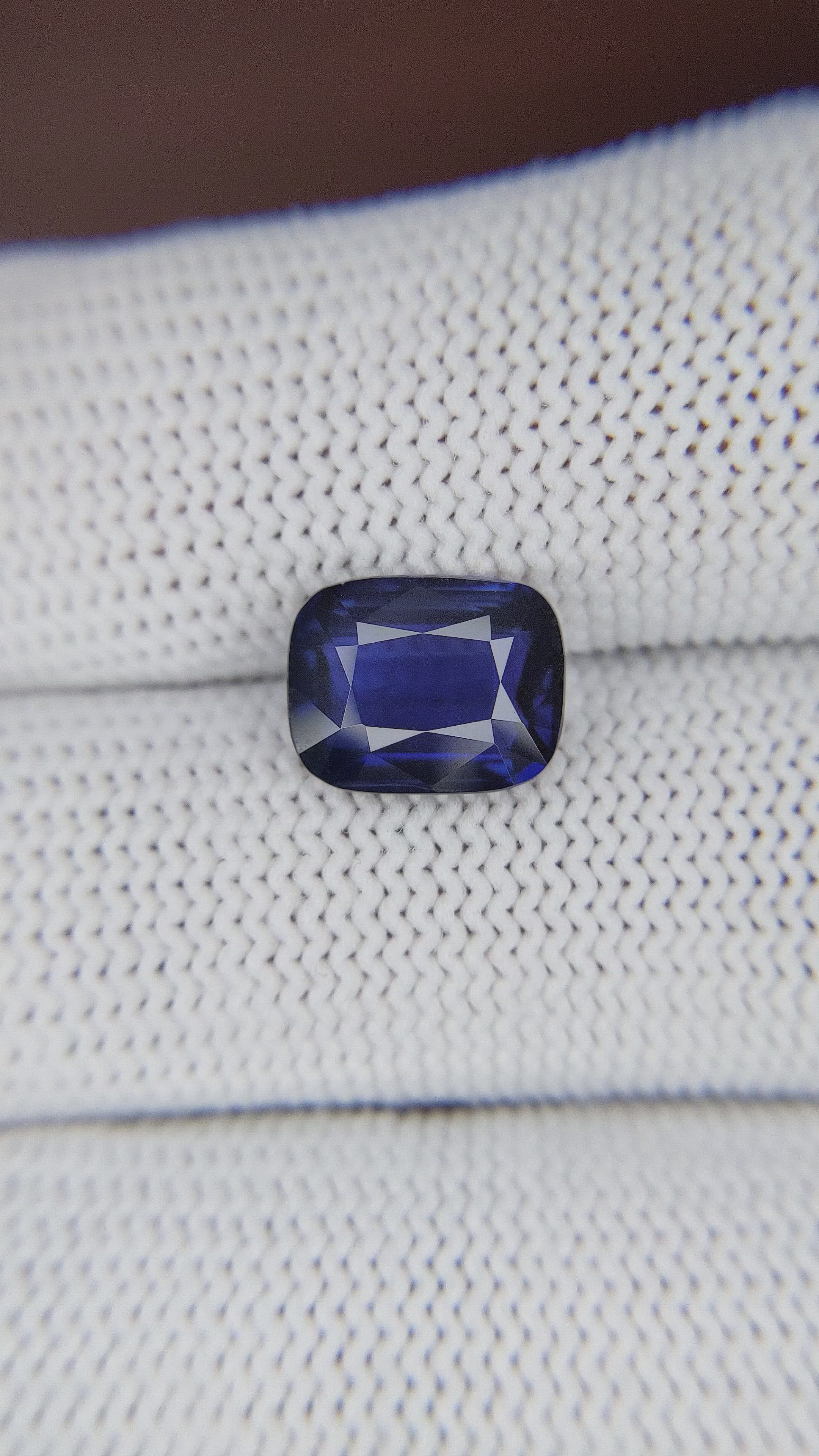 3.51 Ct. Blue Sapphire from Tanzania Size Video