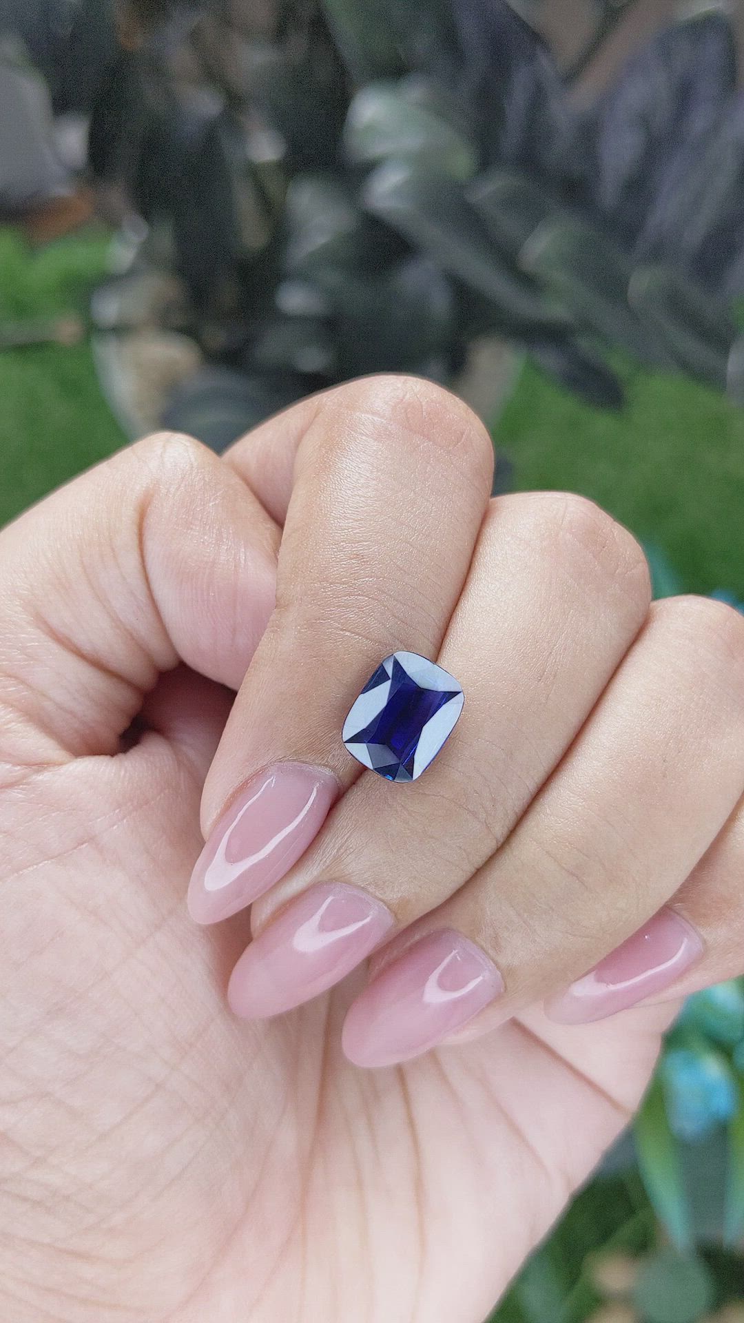 3.51 Ct. Blue Sapphire from Tanzania Size Video