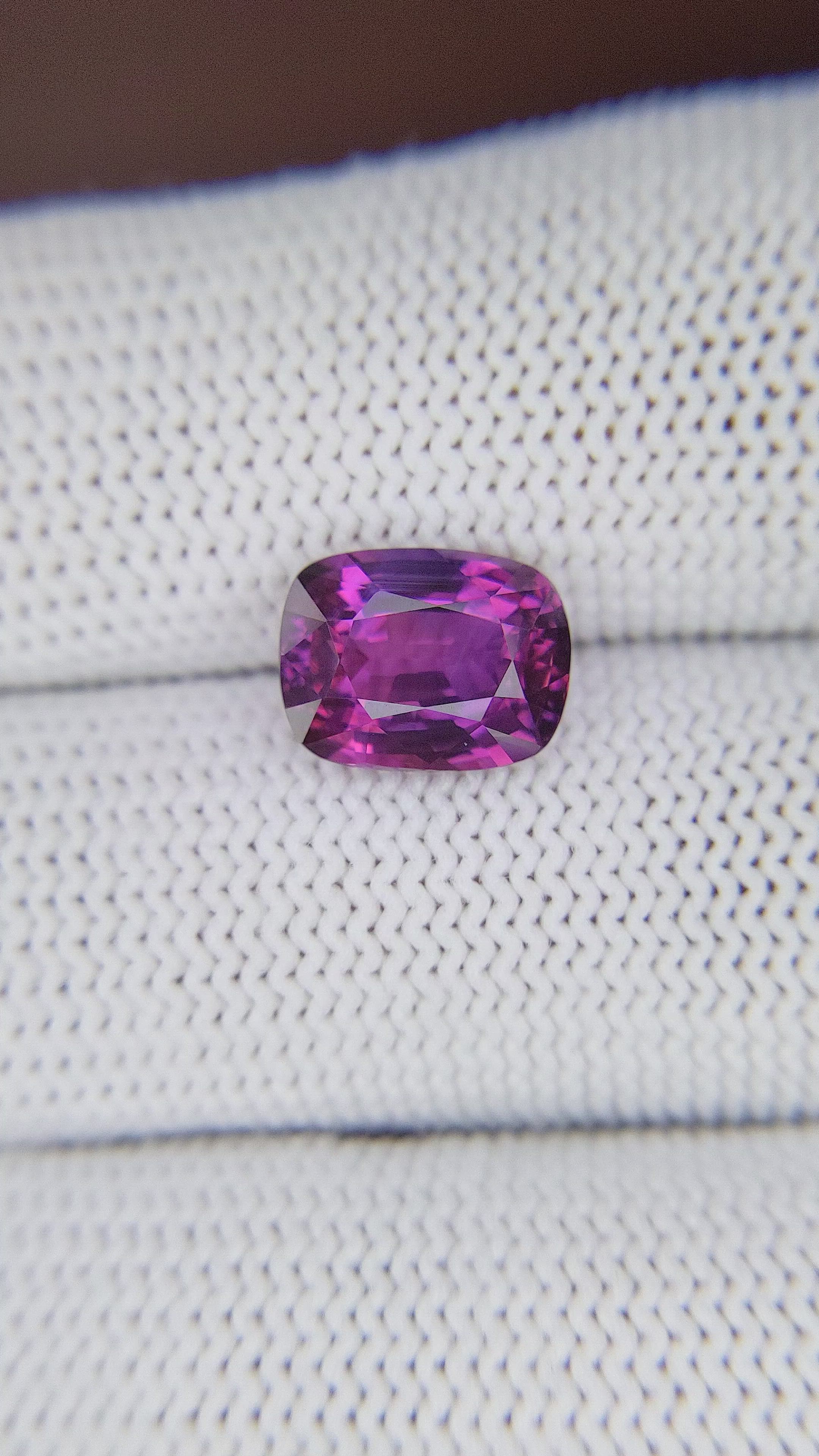4.06 Ct. Pinkish Purple Sapphire from Tanzania Size Video