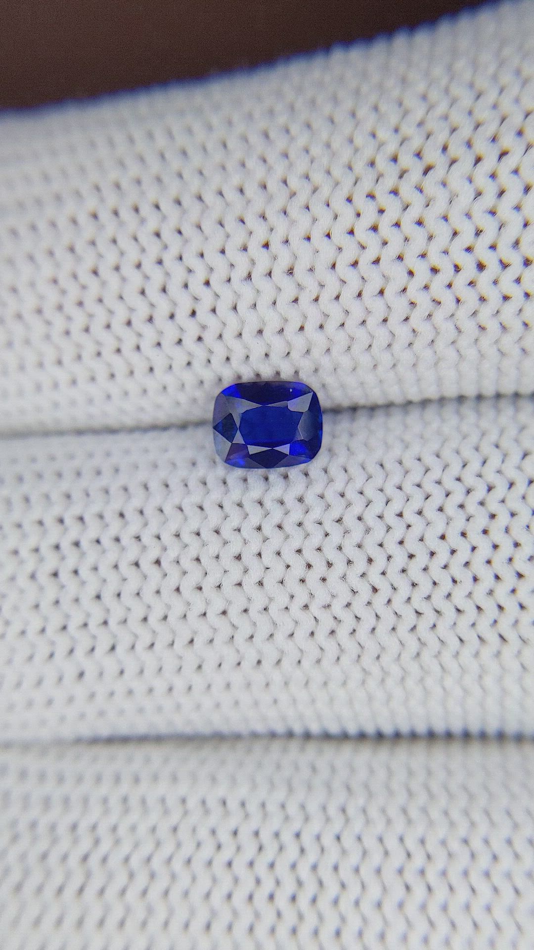 0.56 Ct. Blue Sapphire from Madagascar Size Video