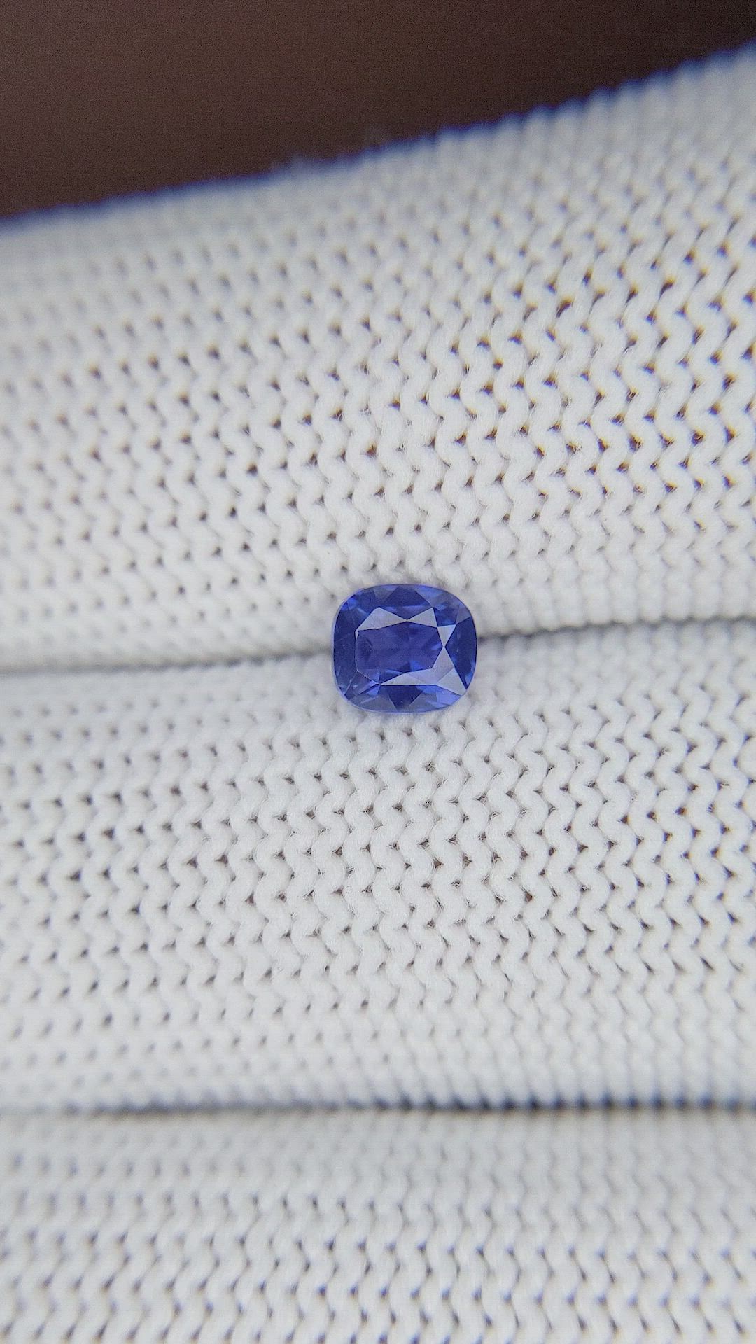 0.67 Ct. Blue Sapphire from Madagascar Size Video