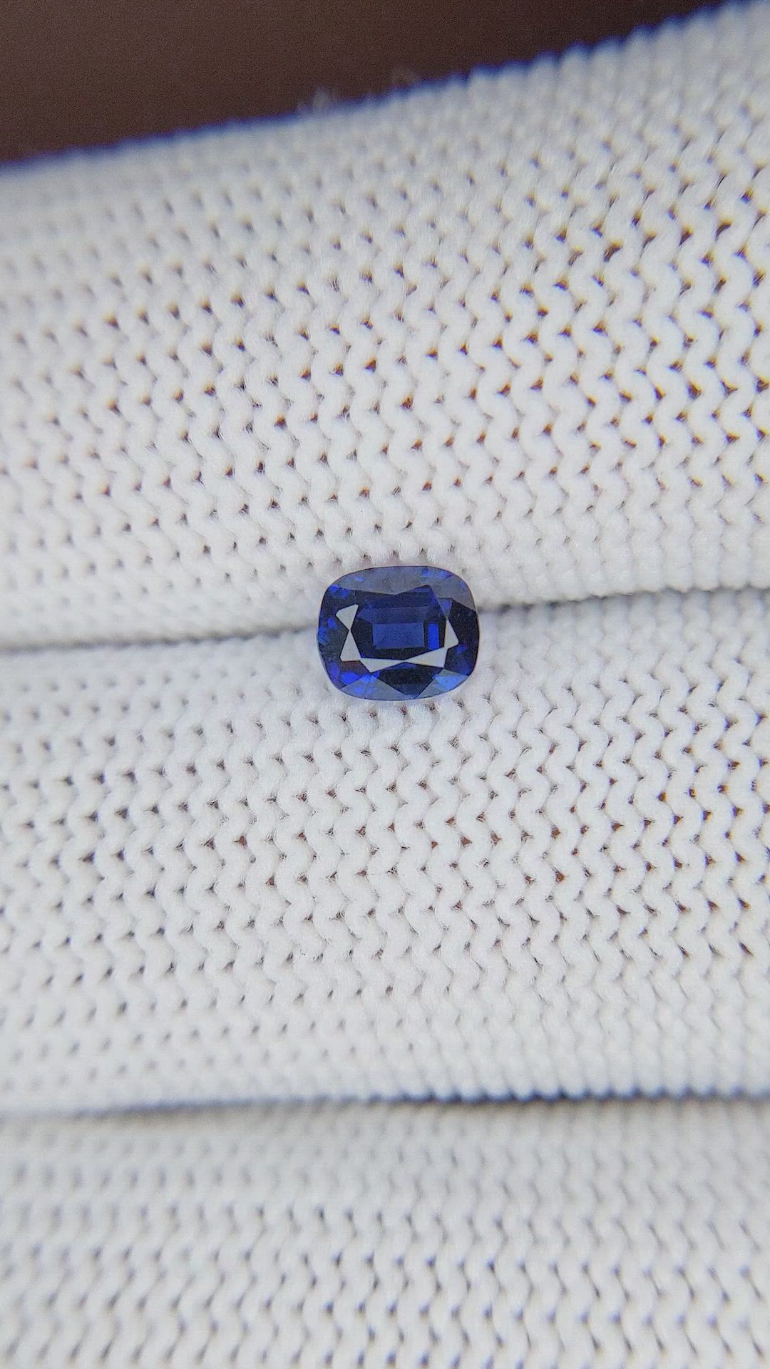 0.78 Ct. Blue Sapphire from Madagascar Size Video
