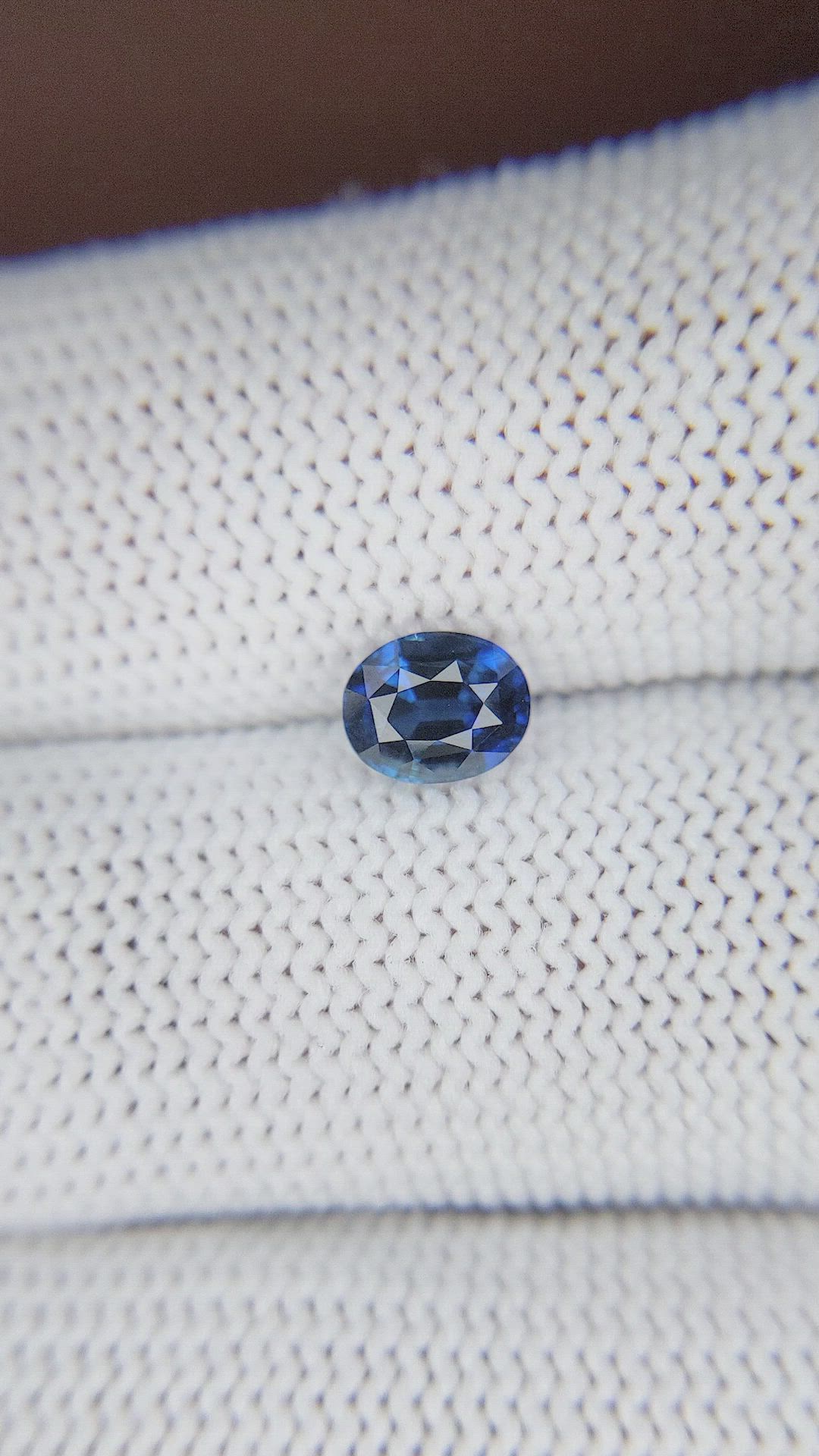 1.05 Ct. Blue Sapphire from Madagascar Size Video