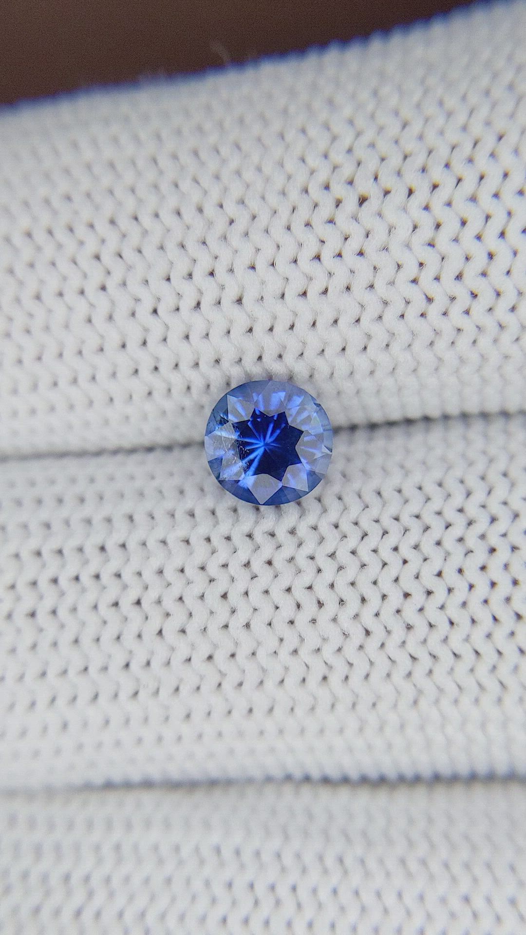 1.00 Ct. Blue Sapphire from Tanzania Size Video