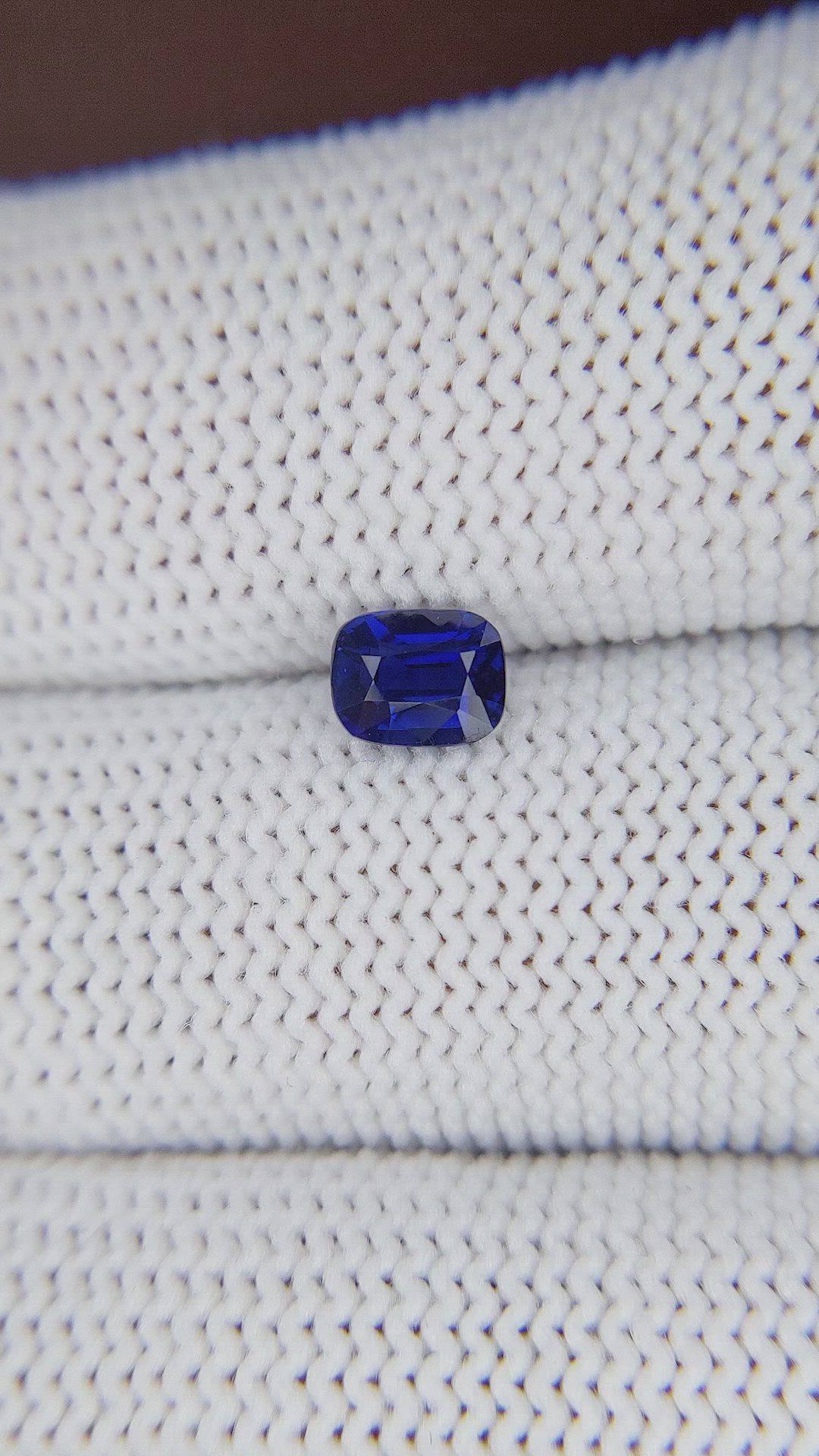 0.75 Ct. Blue Sapphire from Tanzania Size Video