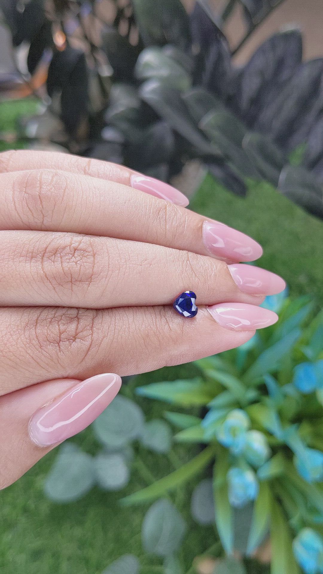 0.87 Ct. Blue Sapphire from Tanzania Size Video