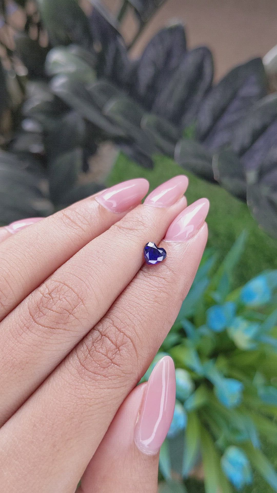 0.87 Ct. Blue Sapphire from Tanzania Size Video