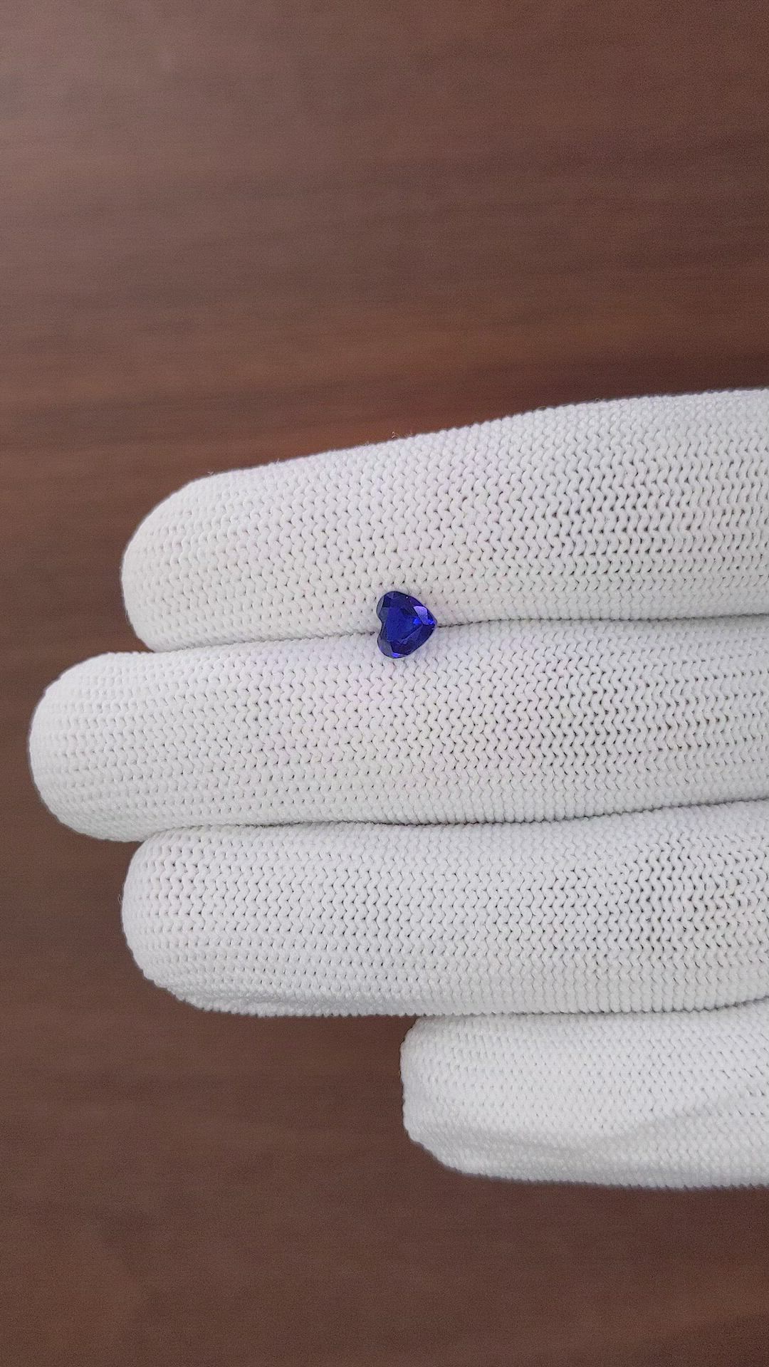 0.87 Ct. Blue Sapphire from Tanzania Size Video