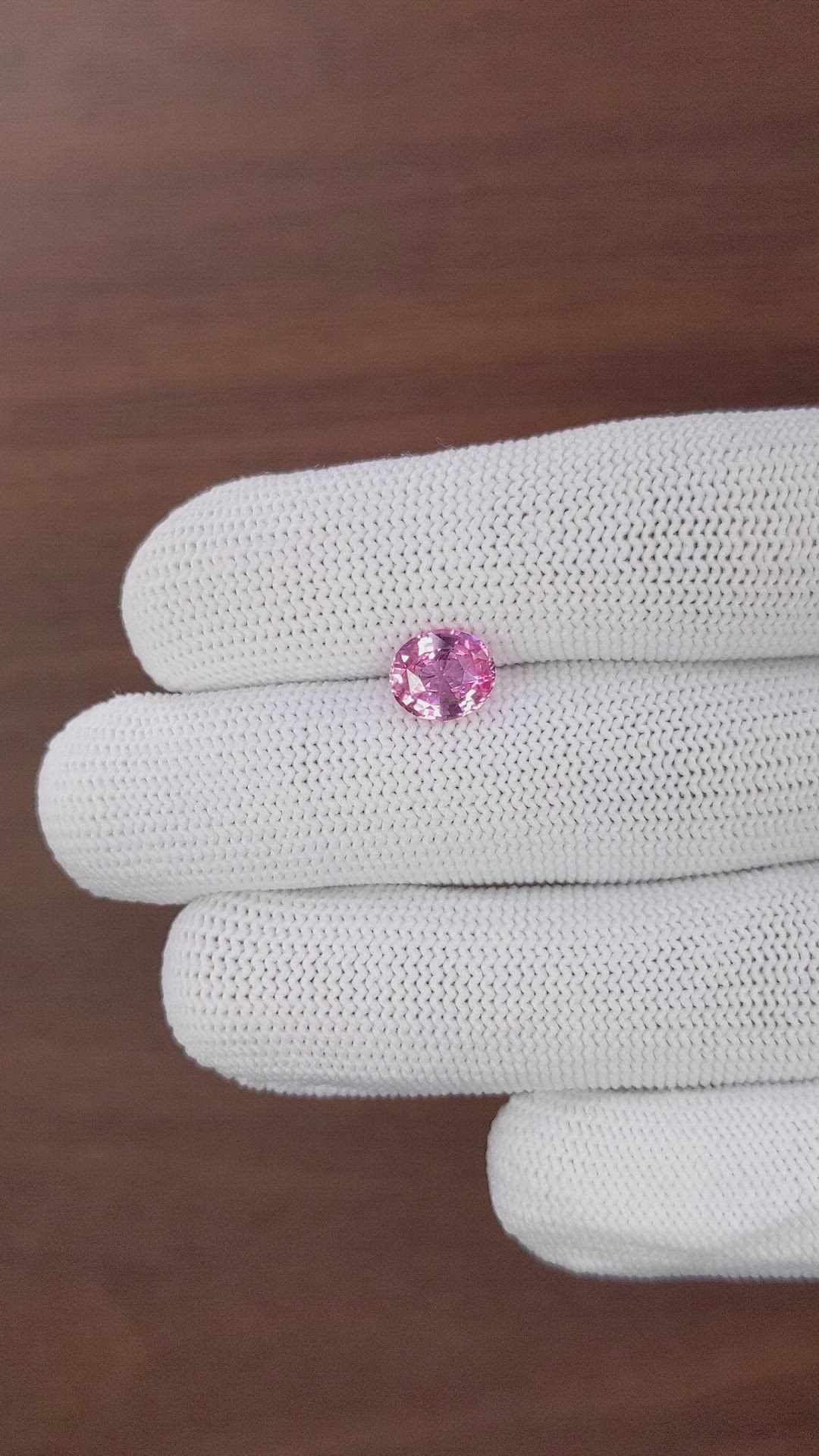 2.03 Ct. Pink Sapphire from Tanzania Size Video