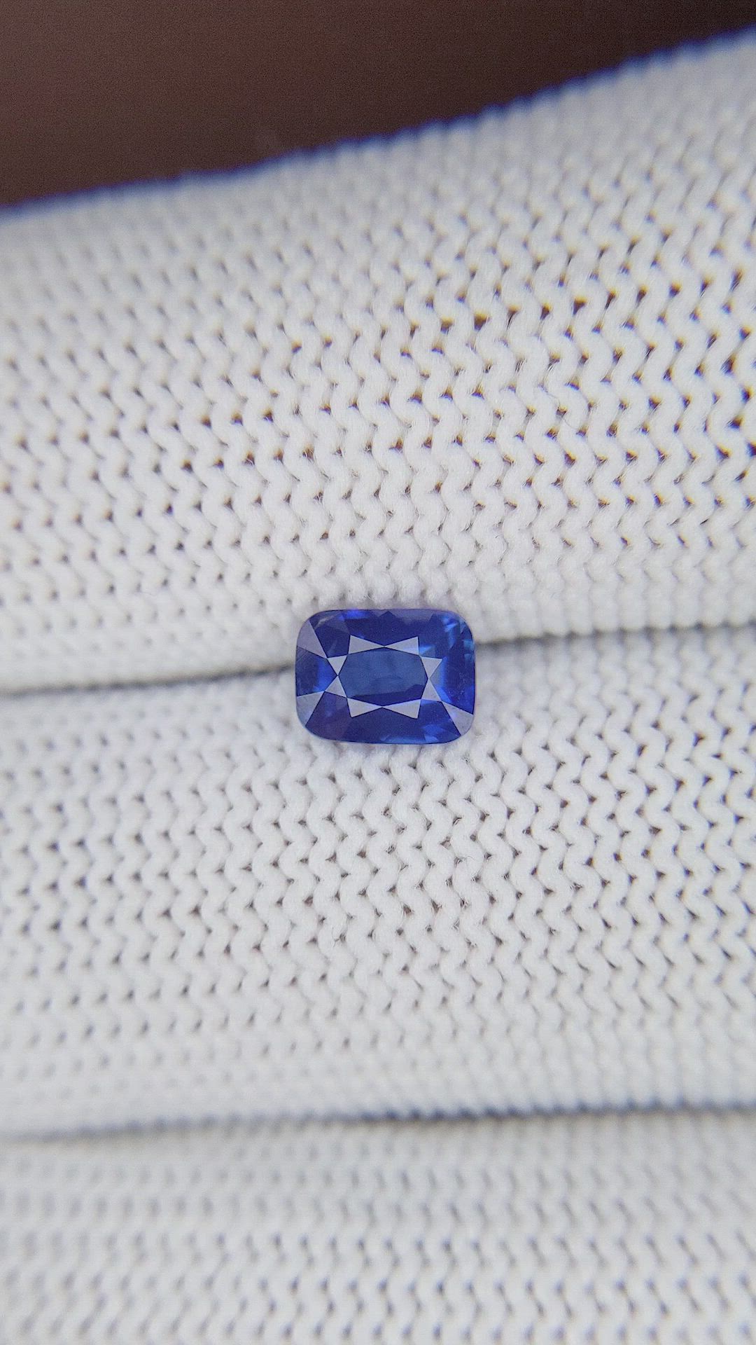 1.01 Ct. Blue Sapphire from Tanzania Size Video
