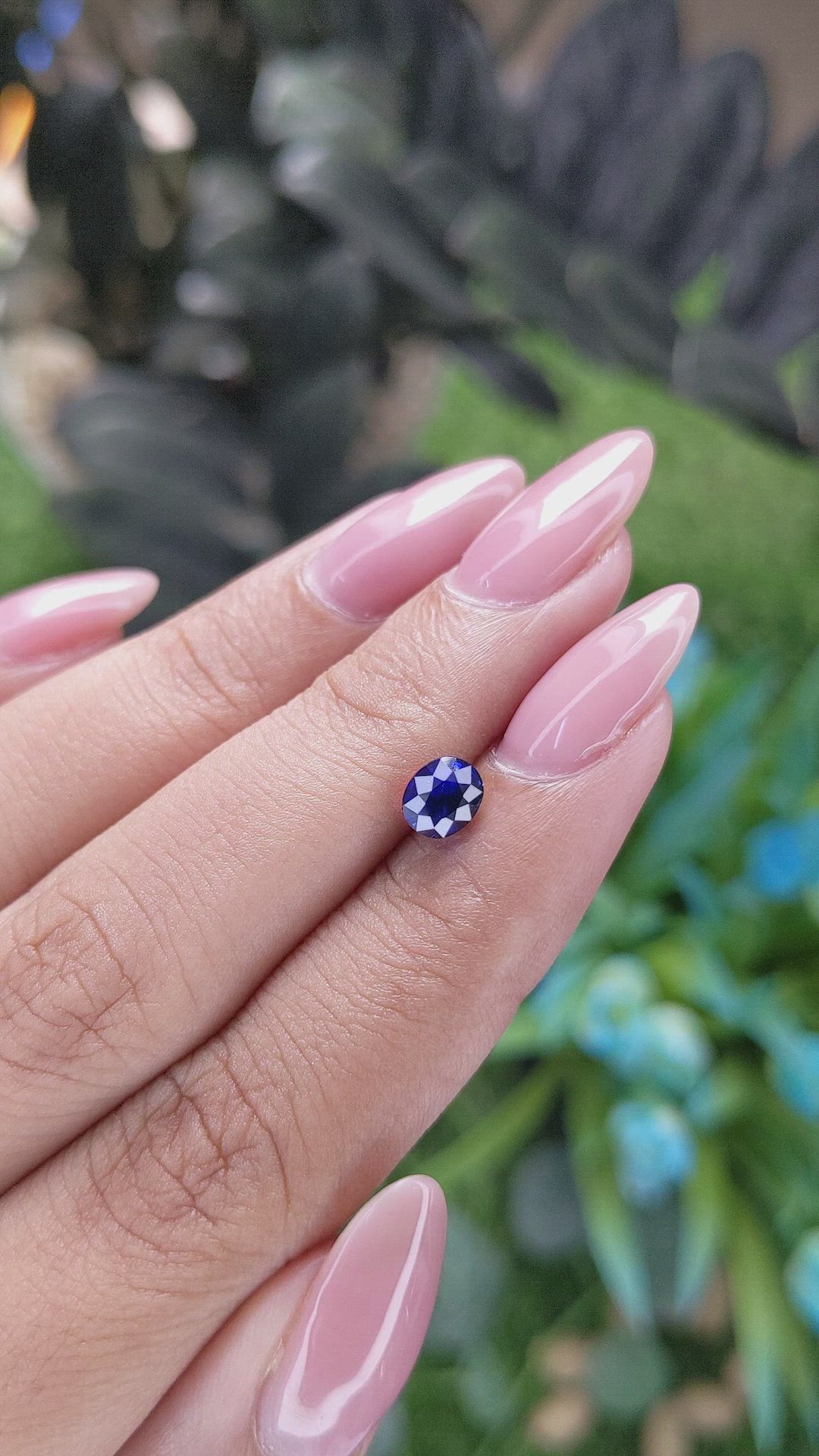 0.92 Ct. Blue Sapphire from Tanzania Size Video