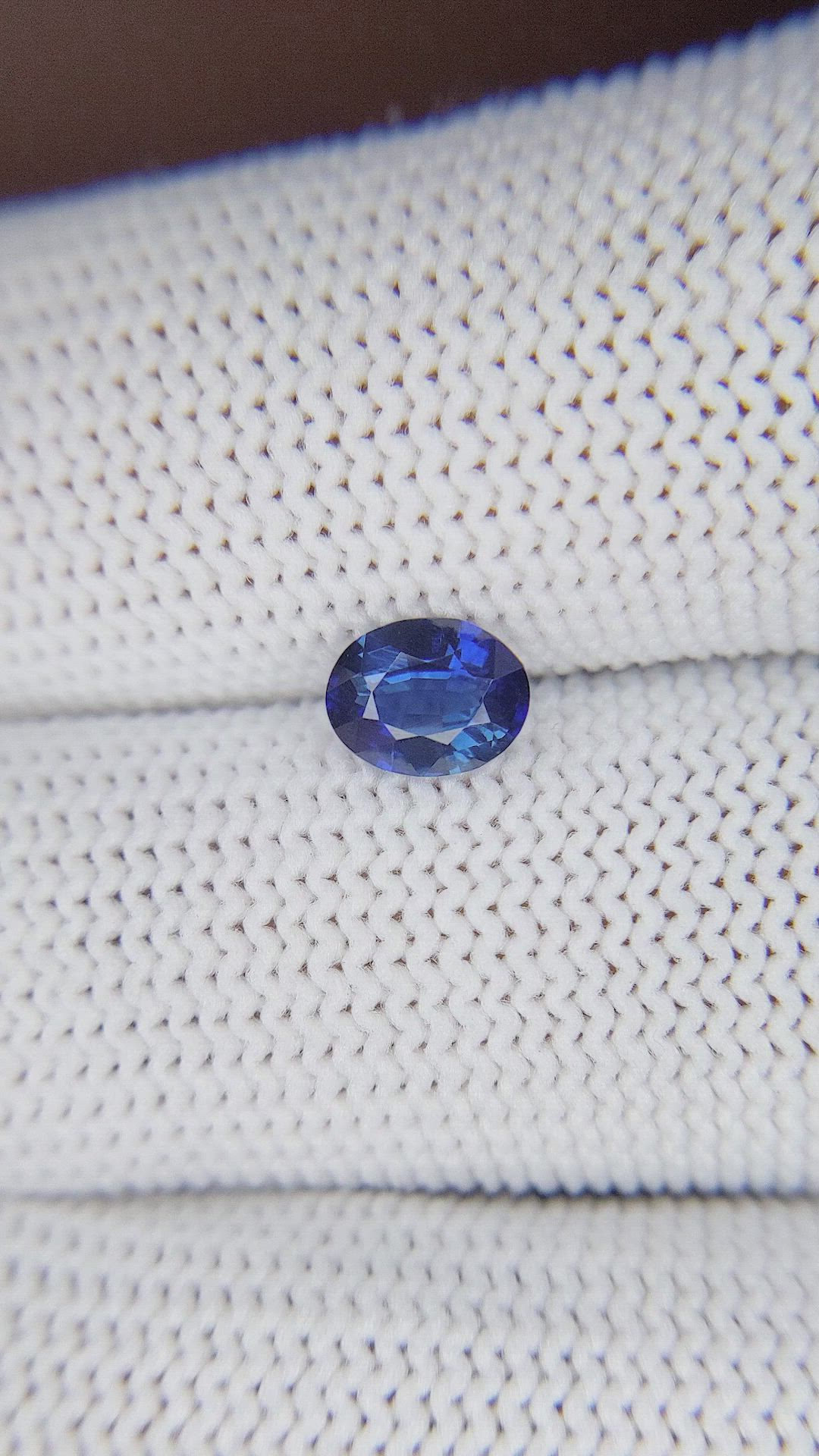 0.85 Ct. Blue Sapphire from Tanzania Size Video