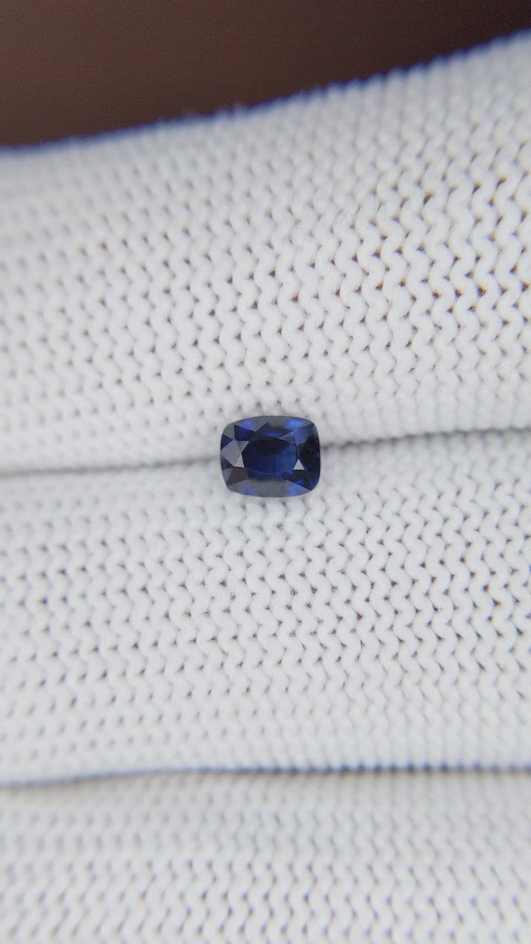 0.66 Ct. Blue Sapphire from Tanzania Size Video