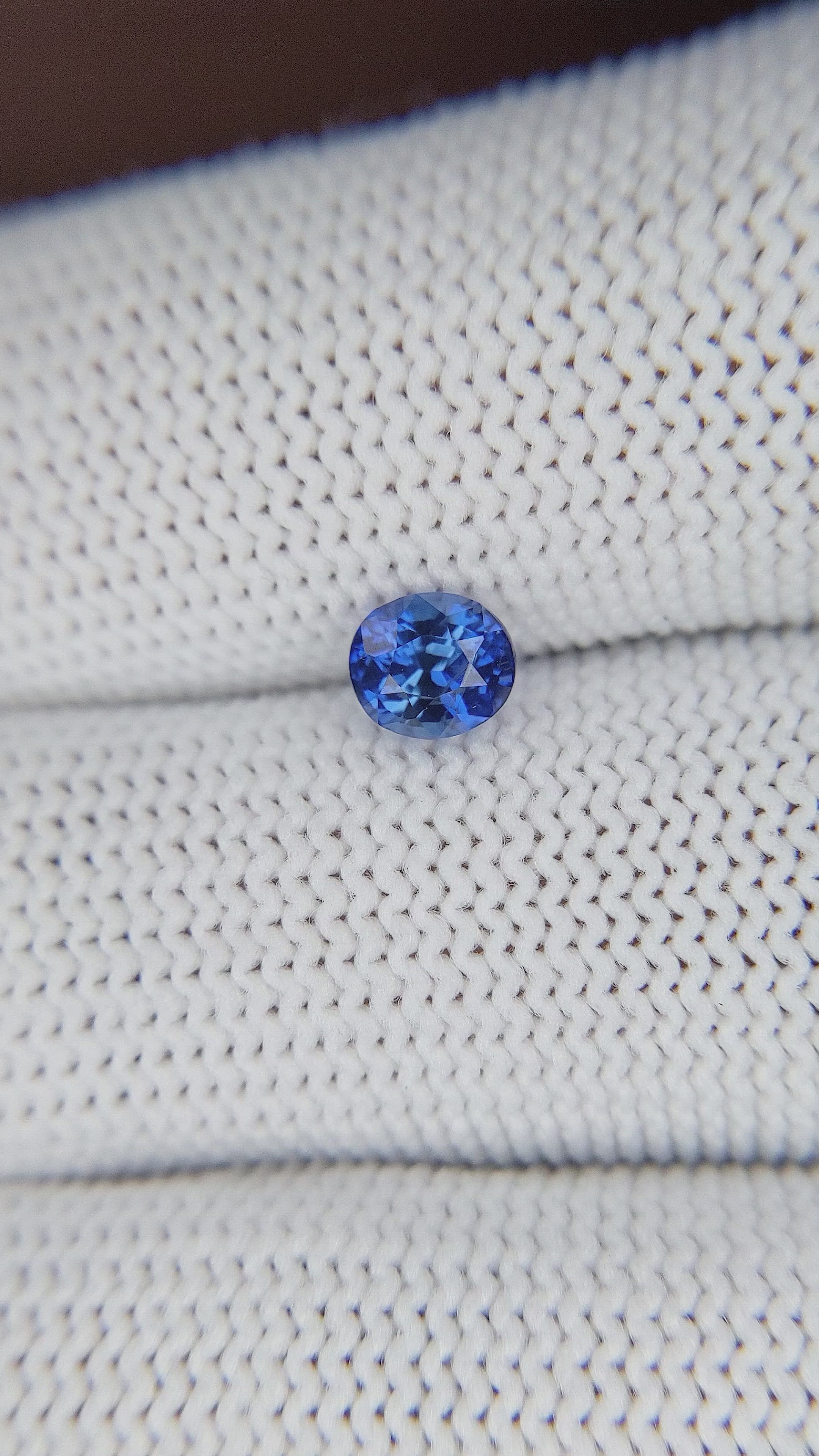 0.84 Ct. Blue Sapphire from Tanzania Size Video
