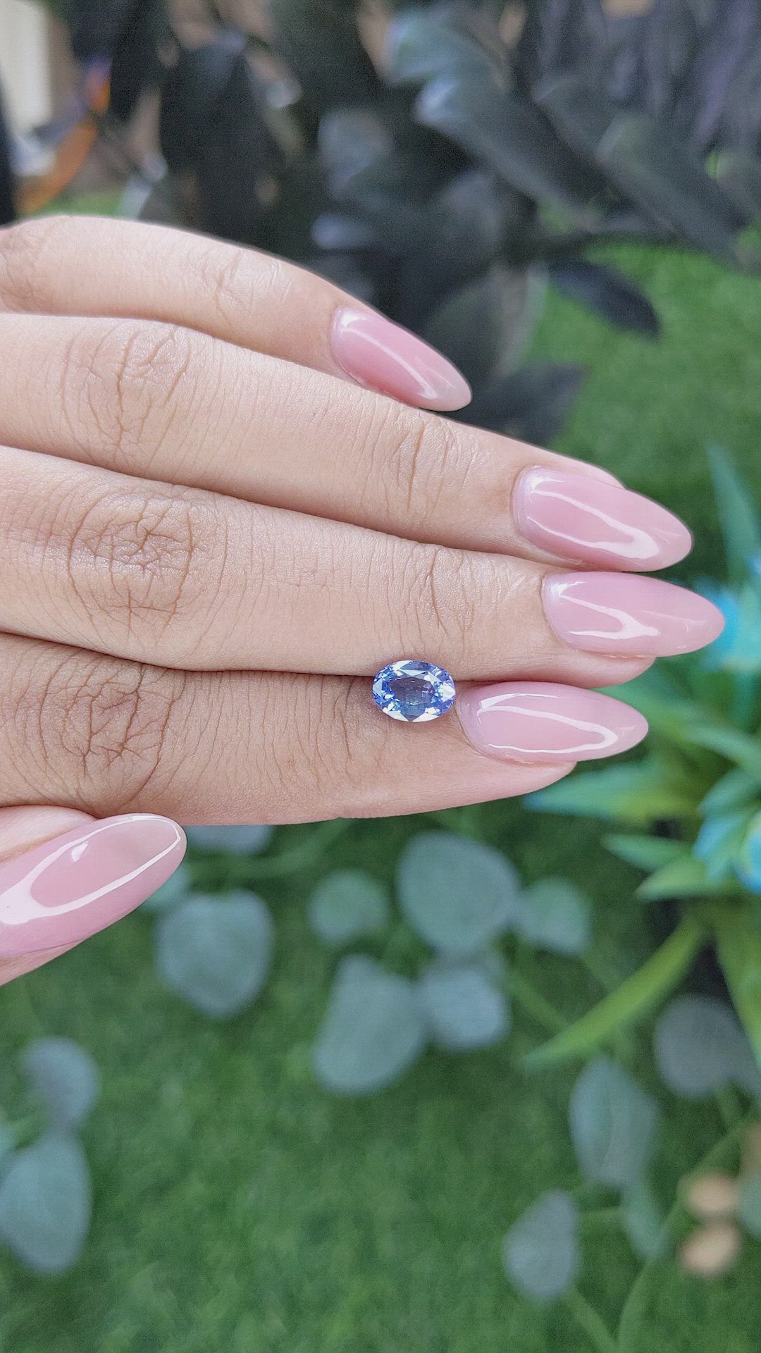 1.26 Ct. Blue Sapphire from Tanzania Size Video