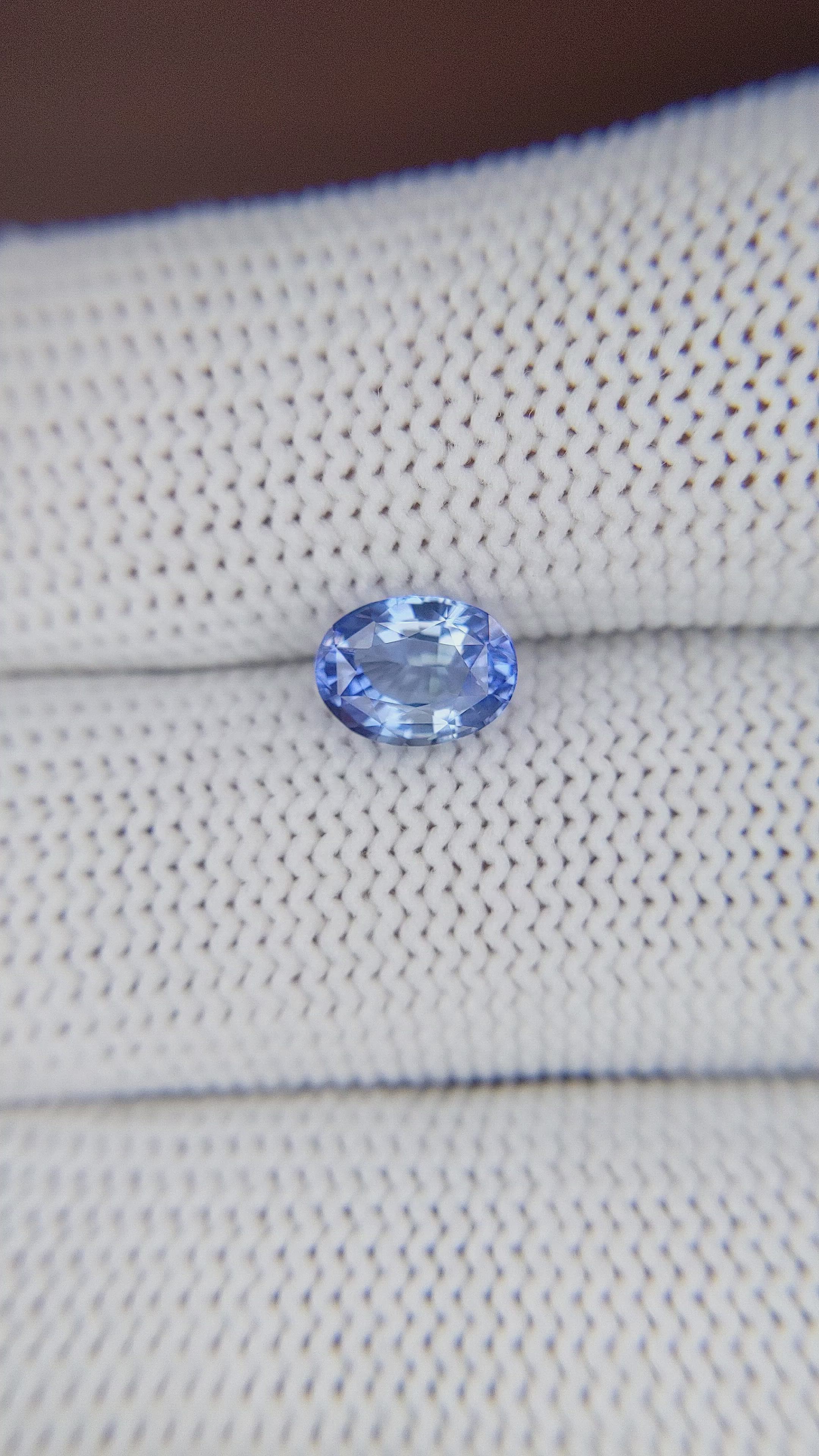 1.26 Ct. Blue Sapphire from Tanzania Size Video