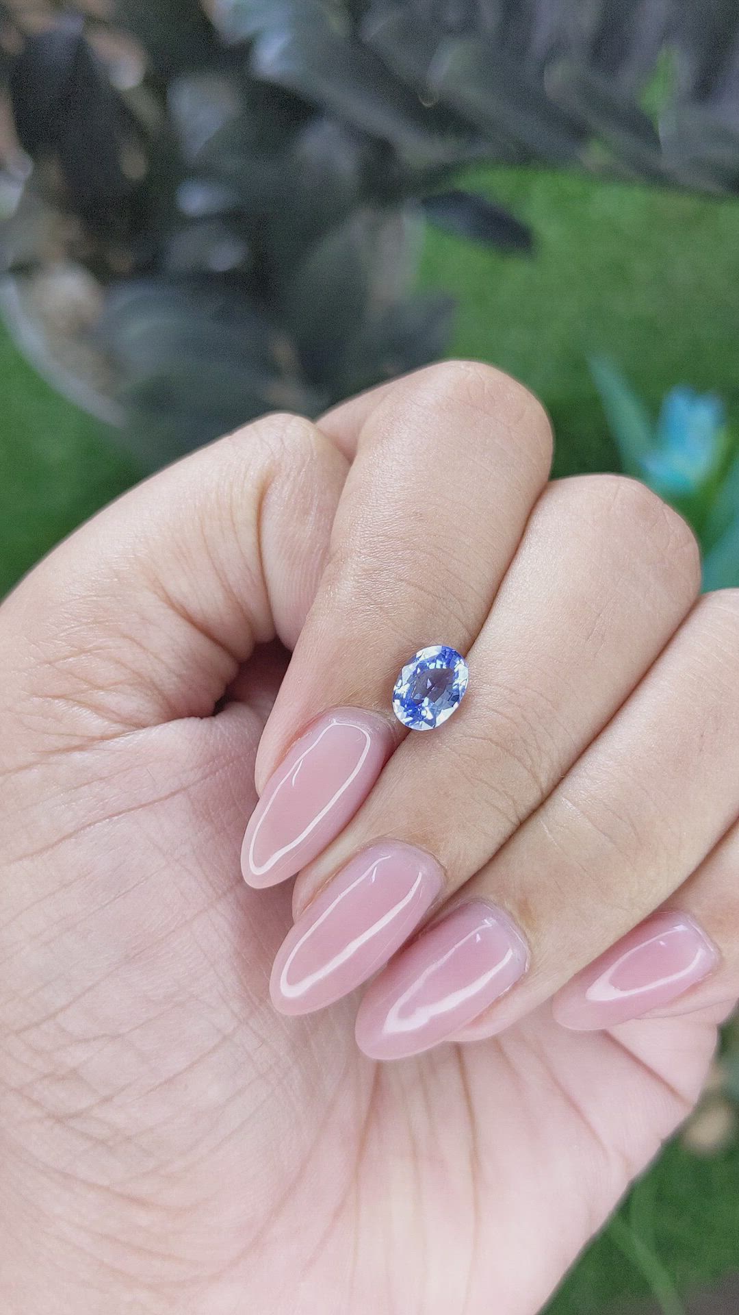 1.26 Ct. Blue Sapphire from Tanzania Size Video