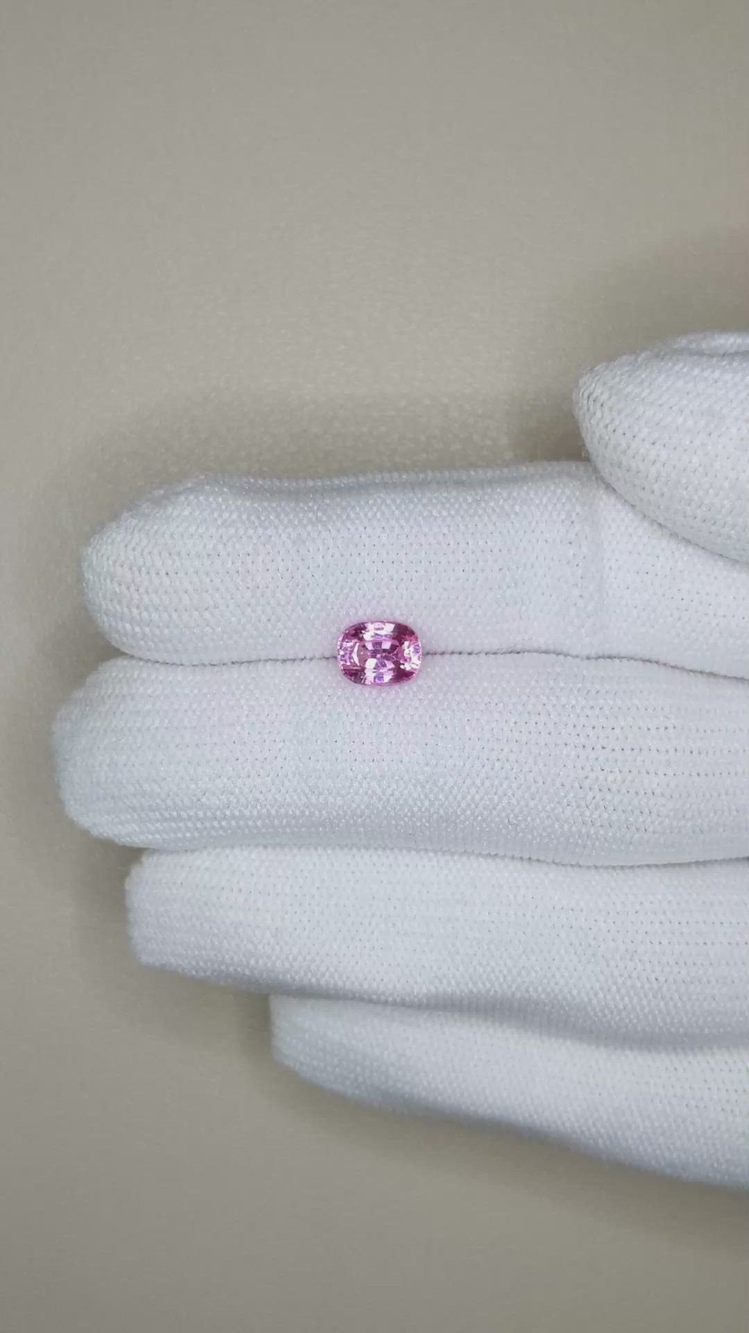 1.42 Ct. Padparadscha Sapphire from Madagascar Size Video
