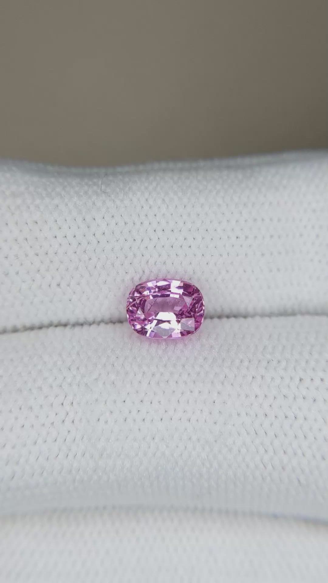 1.42 Ct. Padparadscha Sapphire from Madagascar Size Video