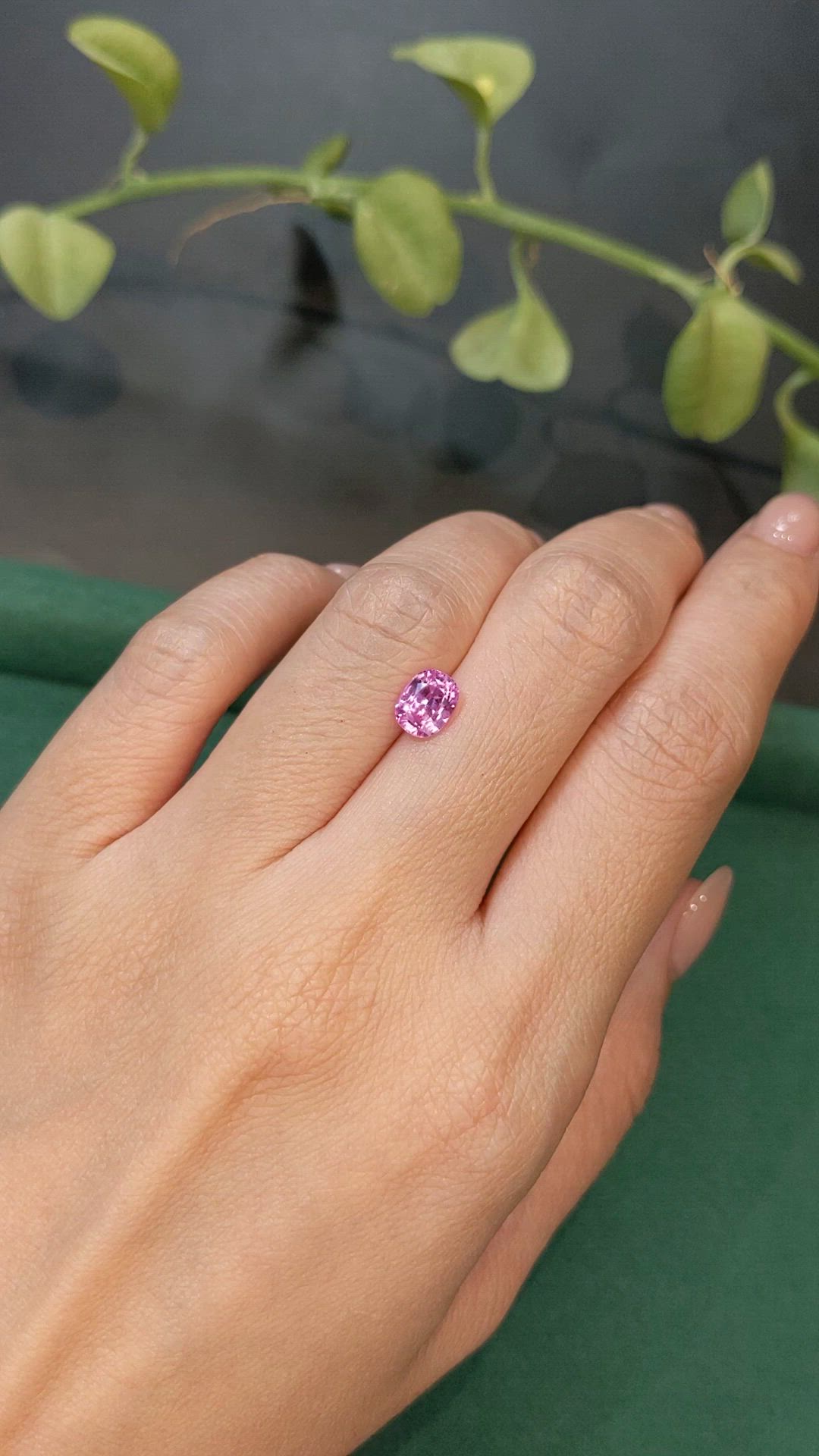 1.42 Ct. Padparadscha Sapphire from Madagascar Size Video