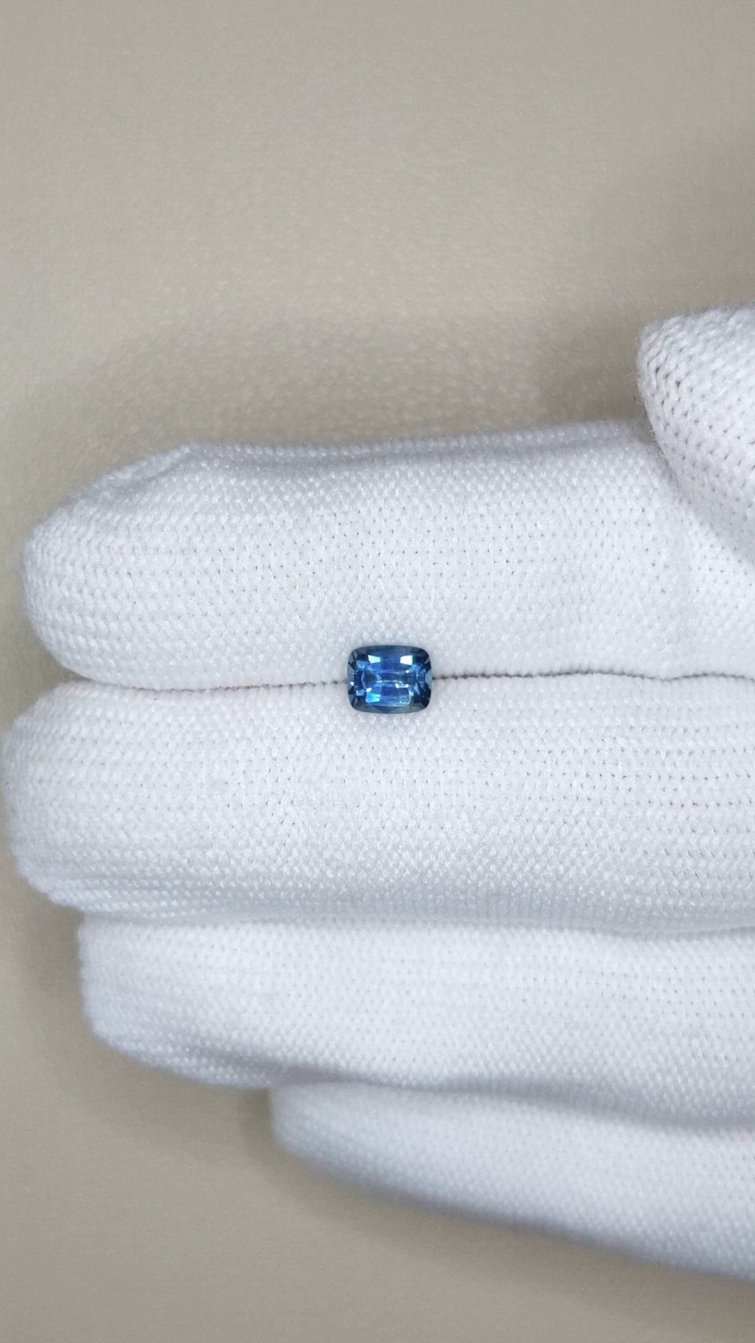 0.70 Ct. Blue Sapphire from Montana Size Video