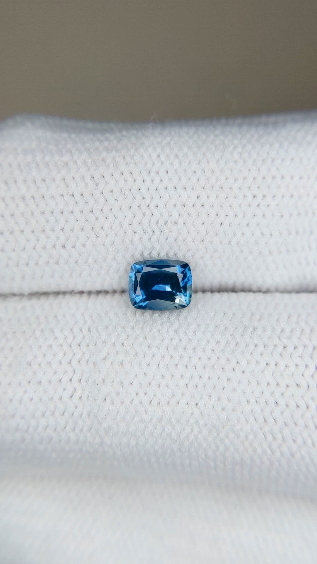 0.70 Ct. Blue Sapphire from Montana Size Video