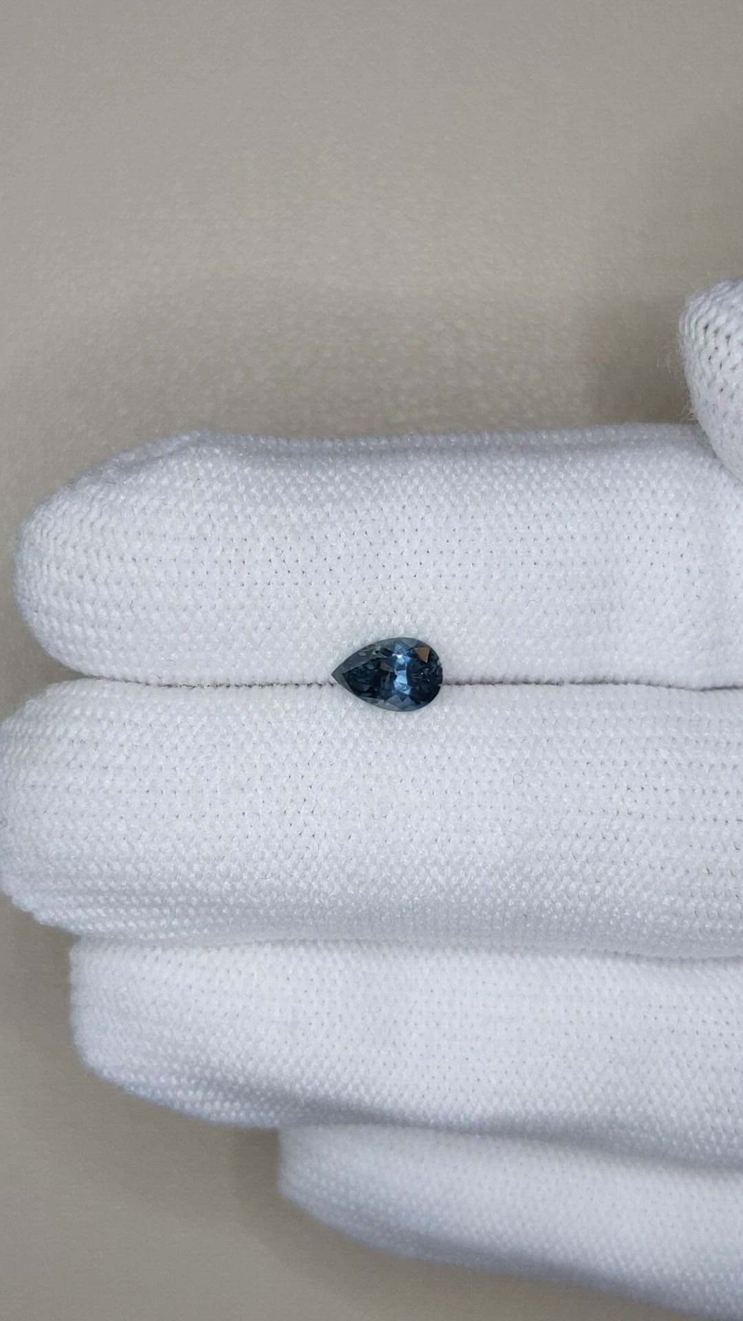 0.78 Ct. Bluish Green Sapphire from Montana Size Video