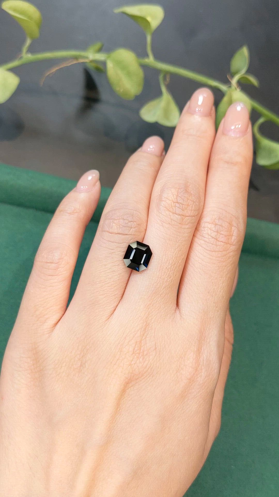 2.74 Ct. Blue Sapphire from Australia Size Video