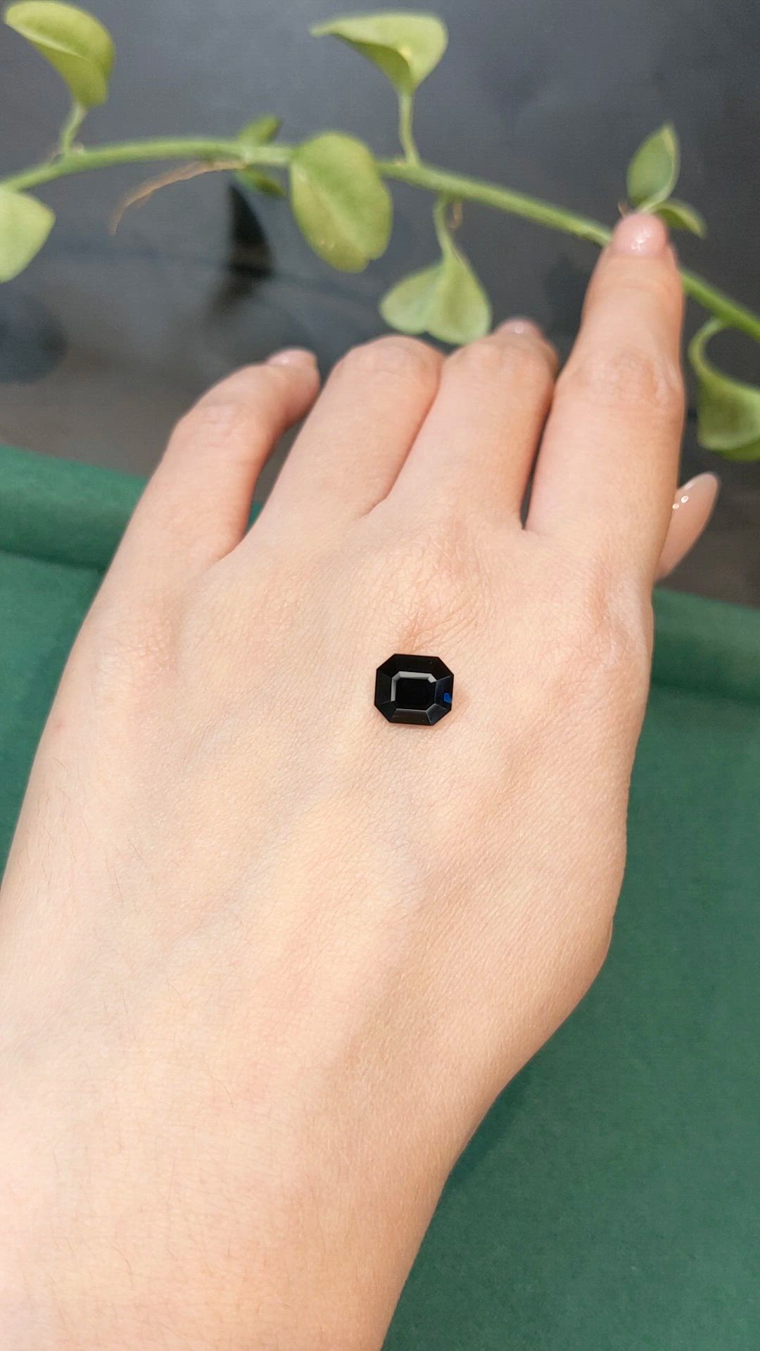 2.74 Ct. Blue Sapphire from Australia Size Video
