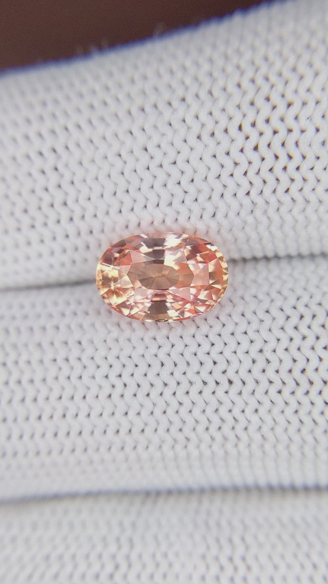 3.04 Ct. Padparadscha Sapphire from Madagascar Size Video