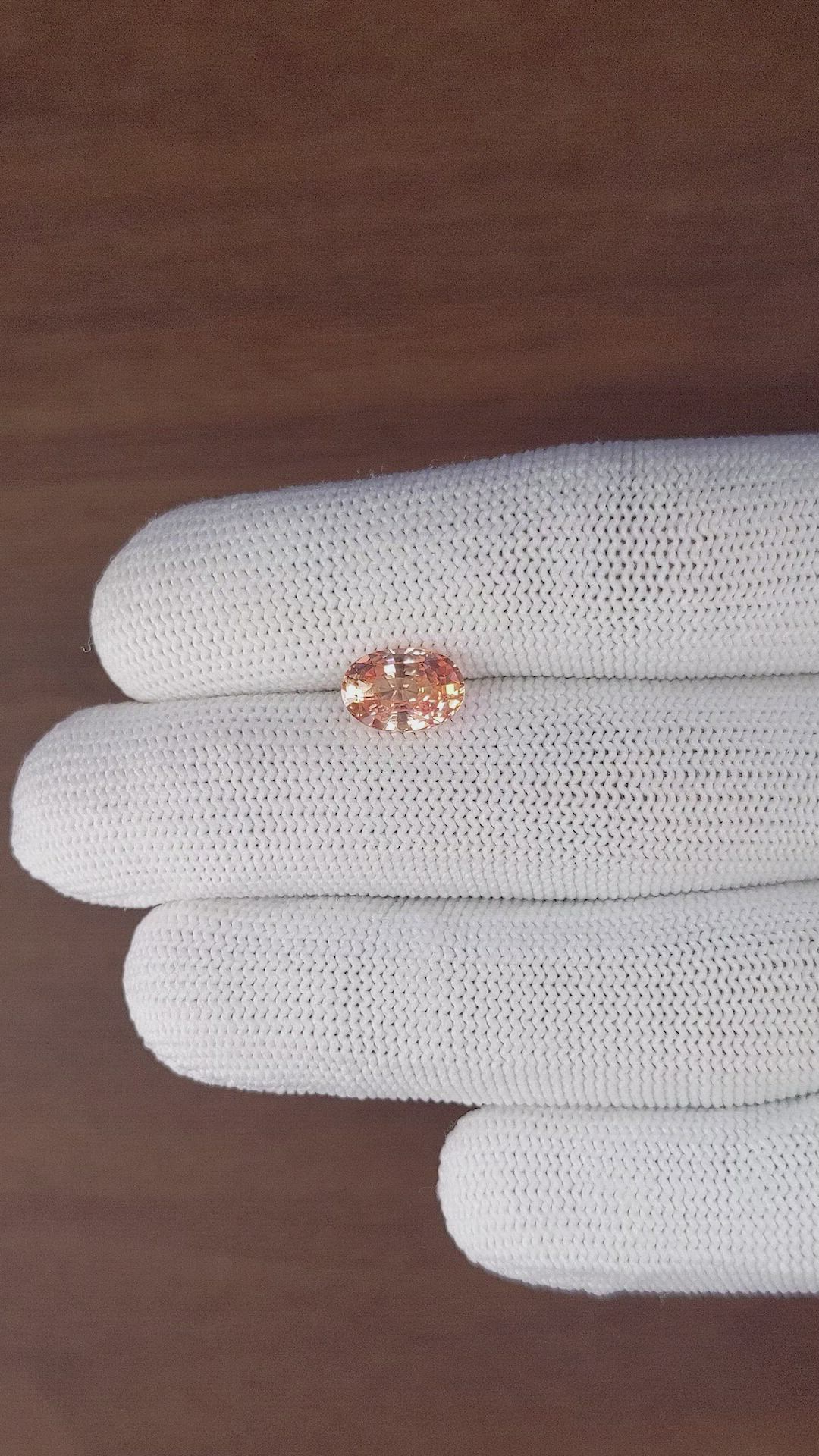 3.04 Ct. Padparadscha Sapphire from Madagascar Size Video