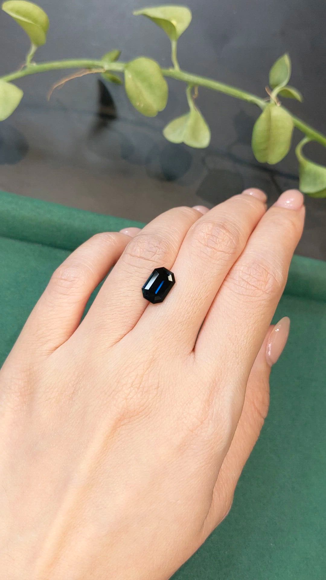 3.17 Ct. Blue Sapphire from Australia Size Video