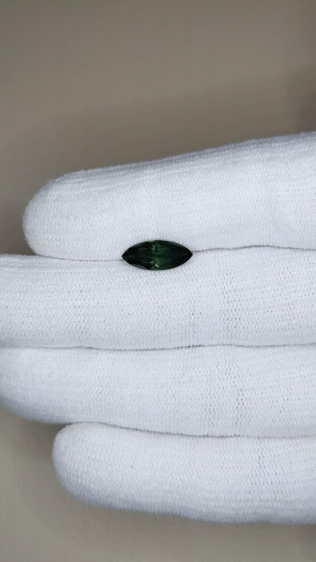2.02 Ct. Green Sapphire from Australia Size Video