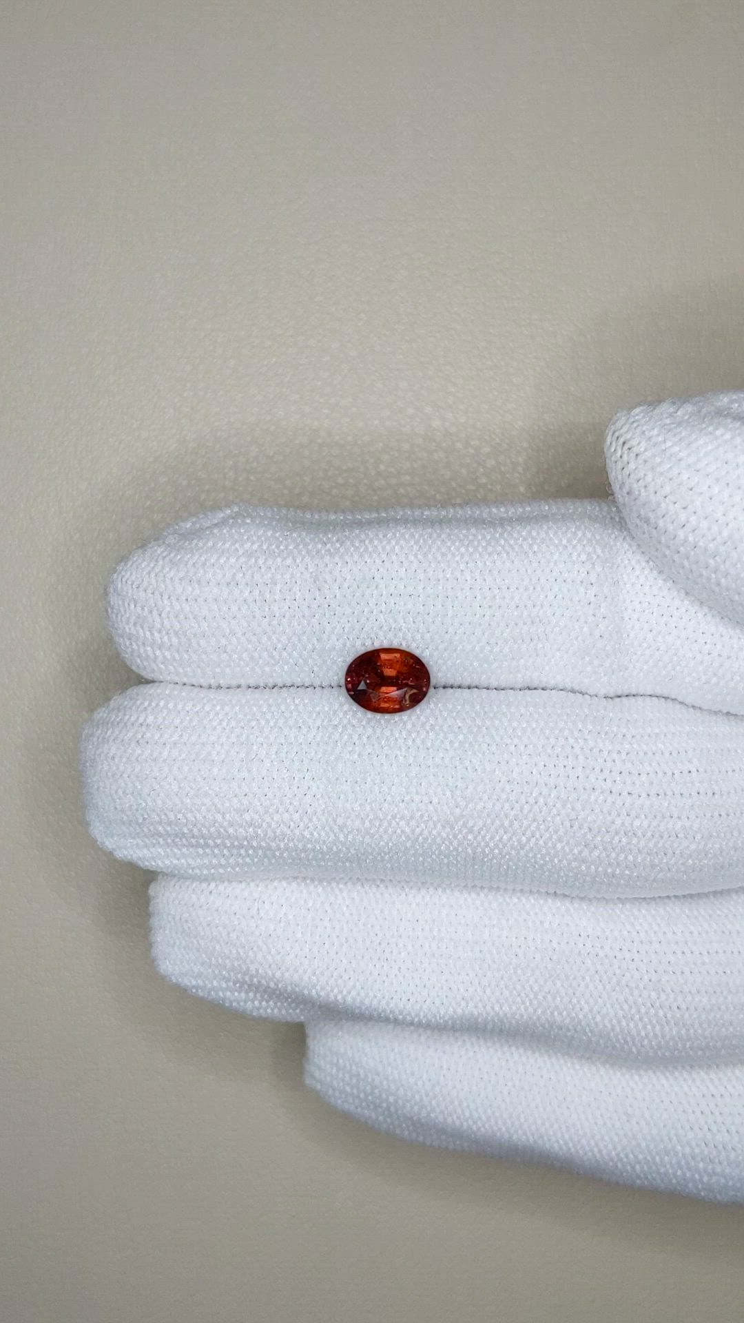 1.10 Ct. Reddish Pink Sapphire from Madagascar Size Video