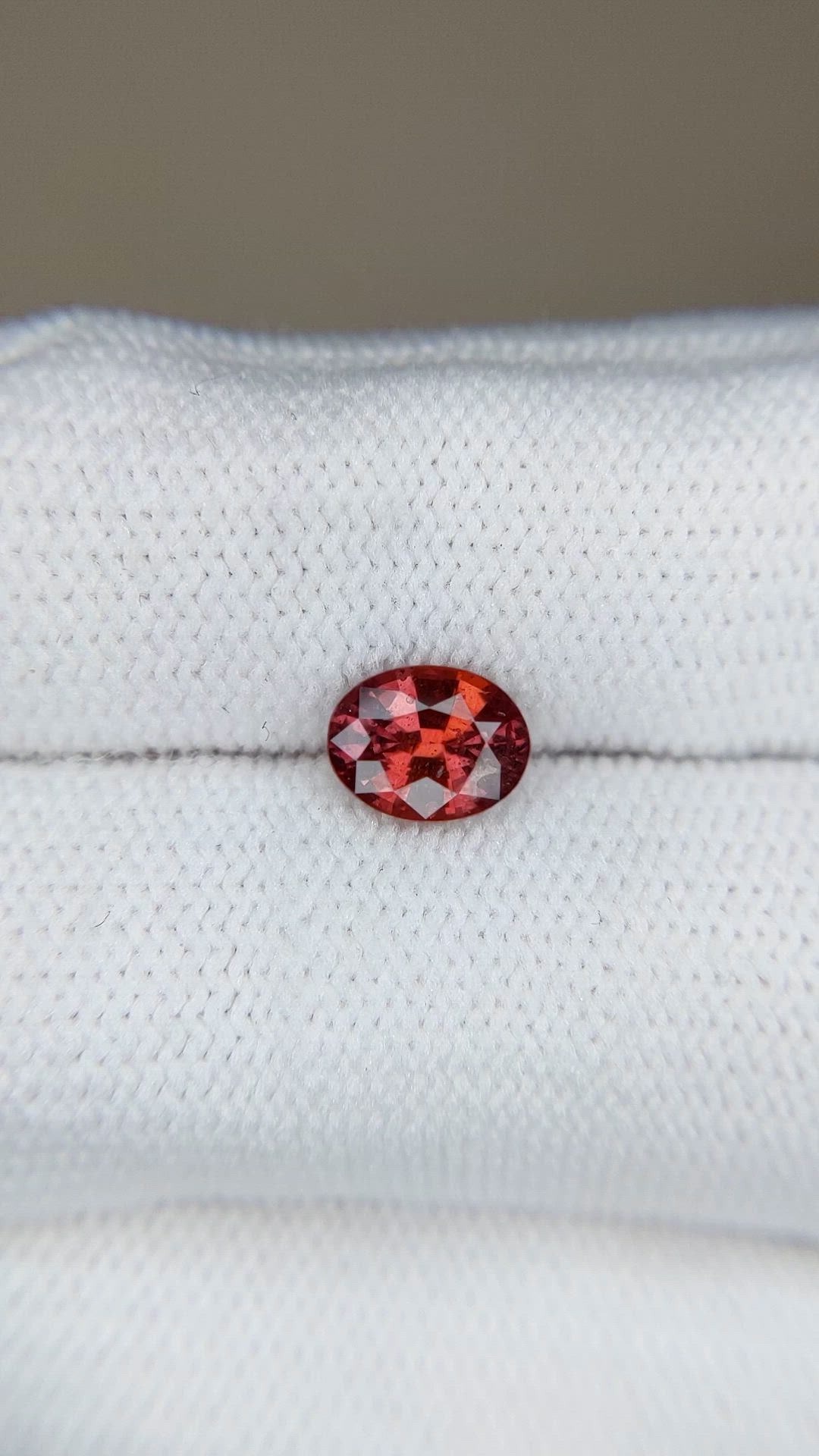 1.10 Ct. Reddish Pink Sapphire from Madagascar Size Video