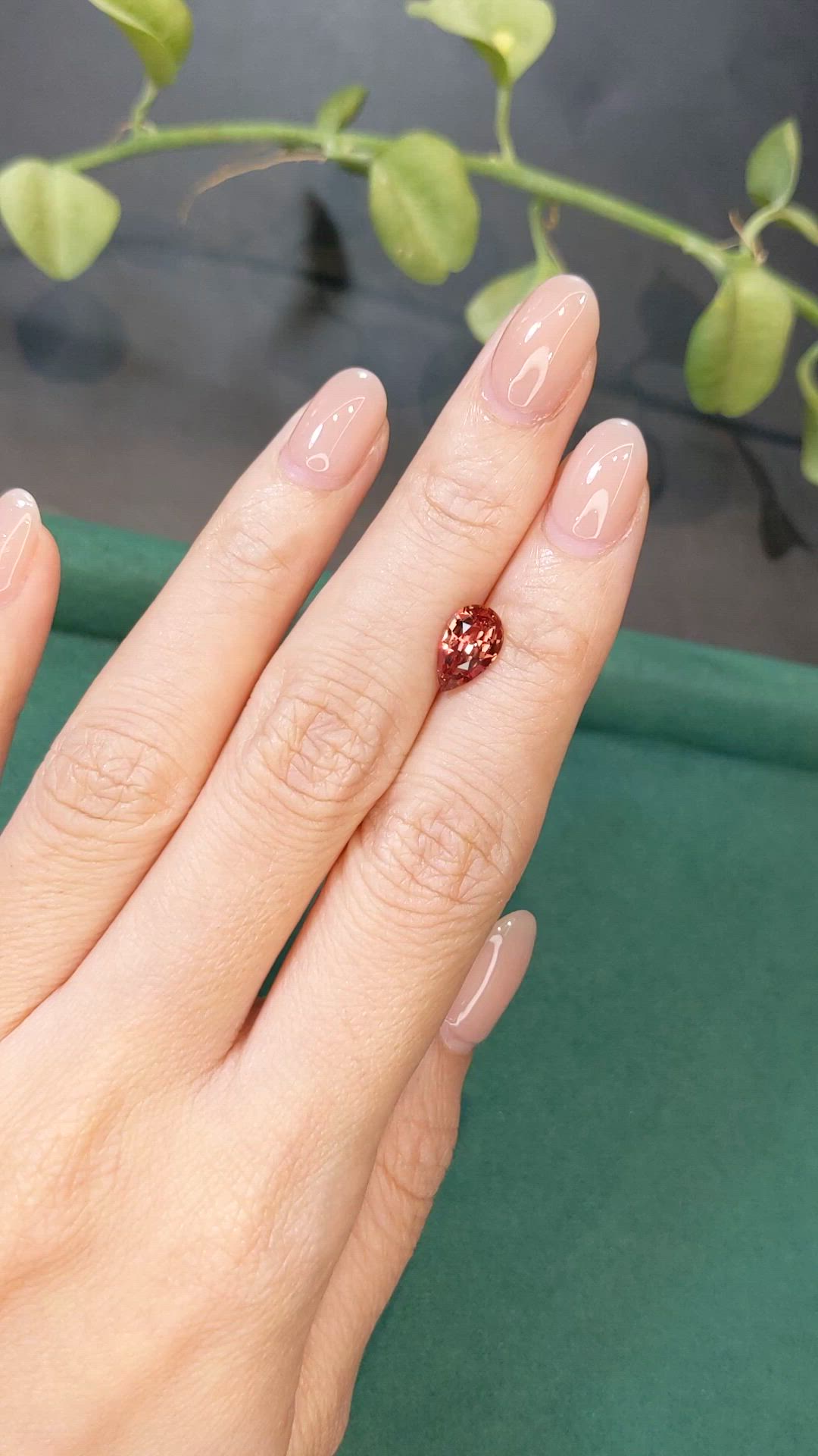 1.92 Ct. Reddish Pink Sapphire from Madagascar Size Video