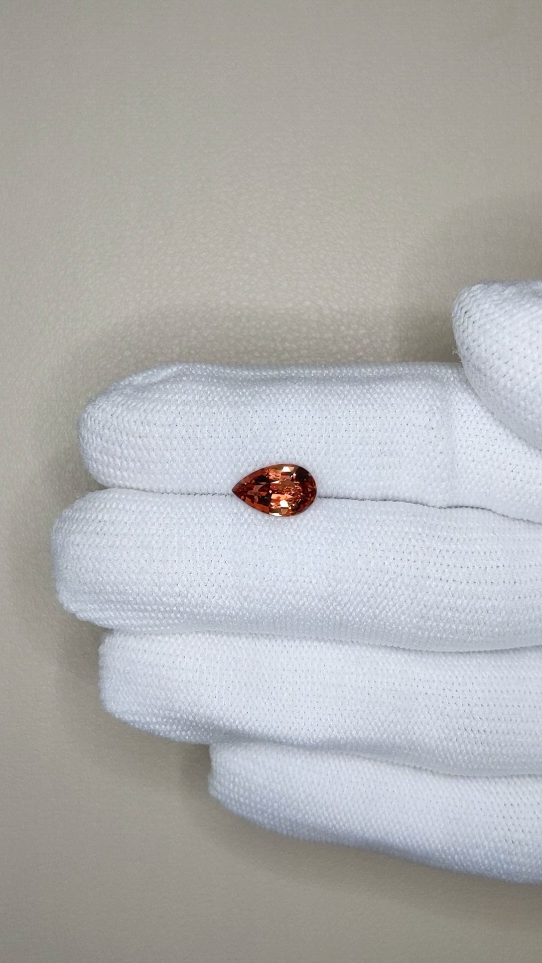1.92 Ct. Reddish Pink Sapphire from Madagascar Size Video