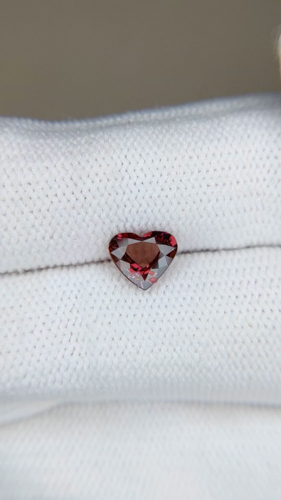 1.05 Ct. Reddish Pink Sapphire from Madagascar Size Video