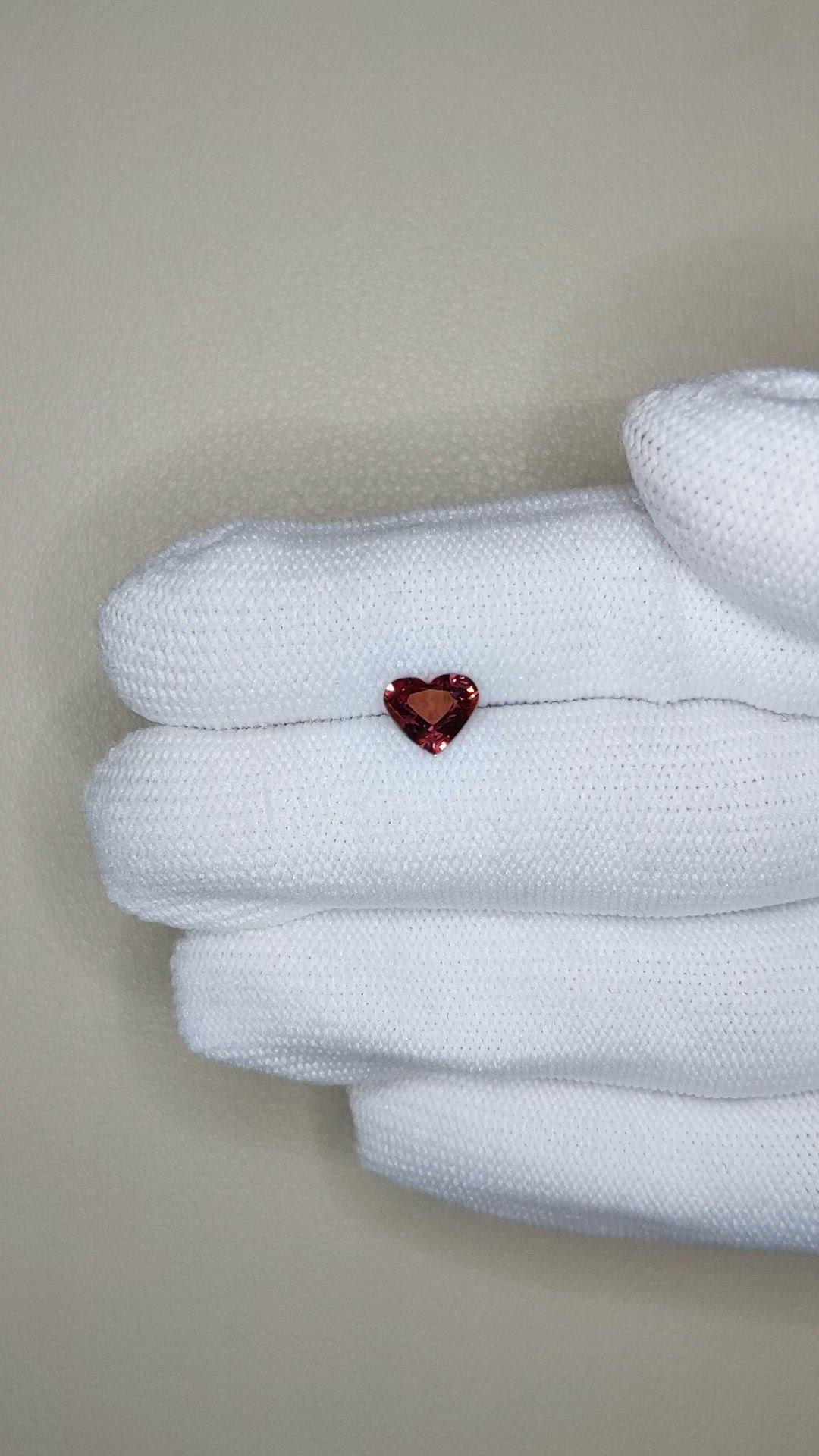 1.05 Ct. Reddish Pink Sapphire from Madagascar Size Video