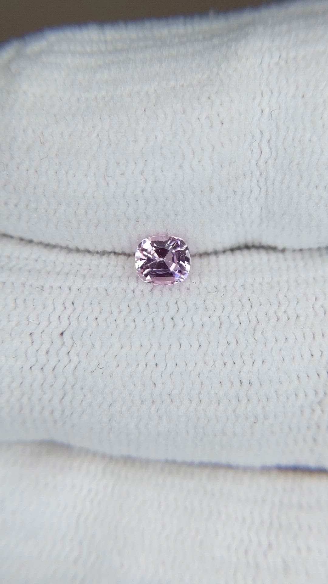 0.31 Ct. Pink Sapphire from Ceylon (Sri Lanka) Size Video