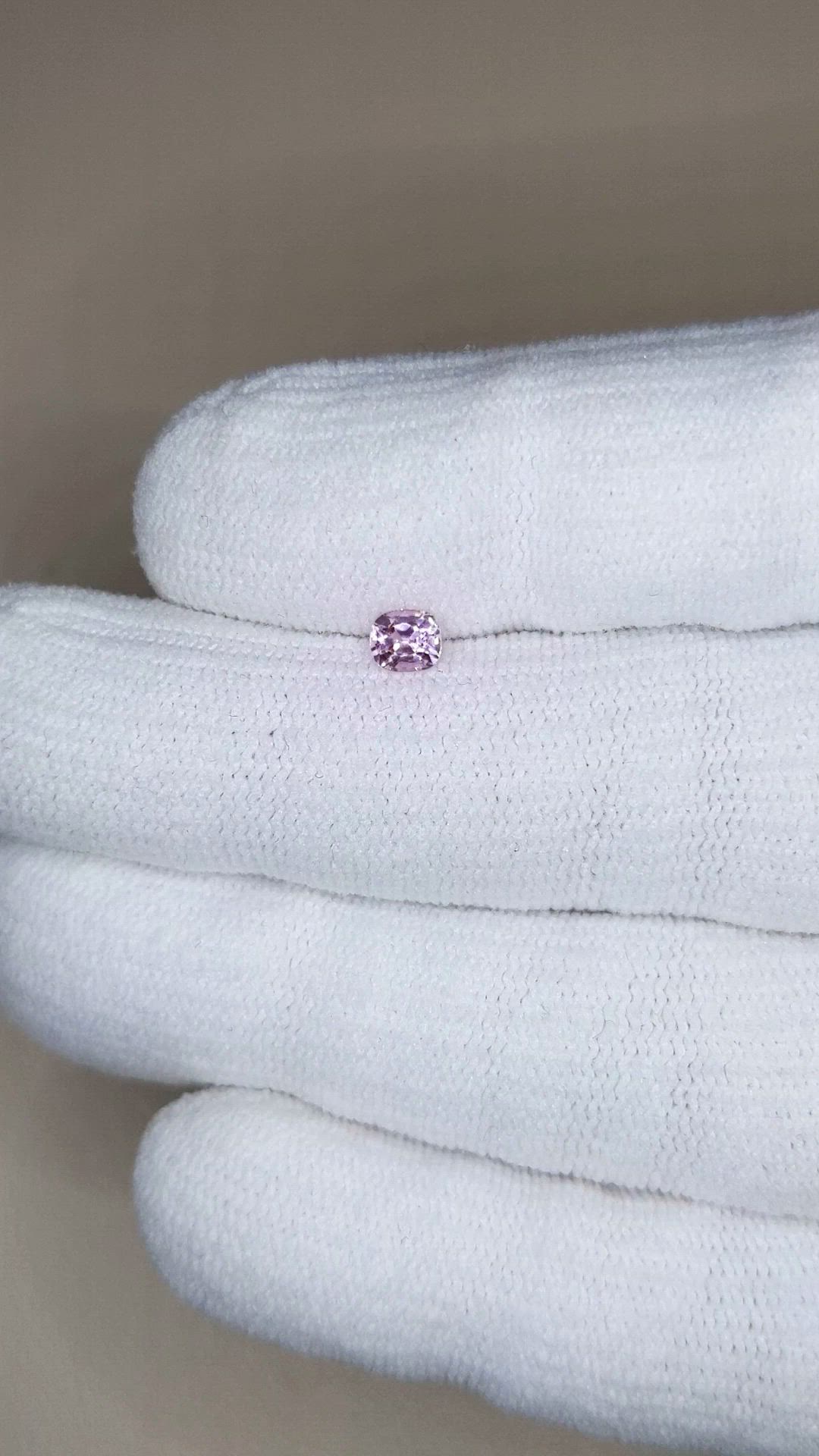 0.31 Ct. Pink Sapphire from Ceylon (Sri Lanka) Size Video