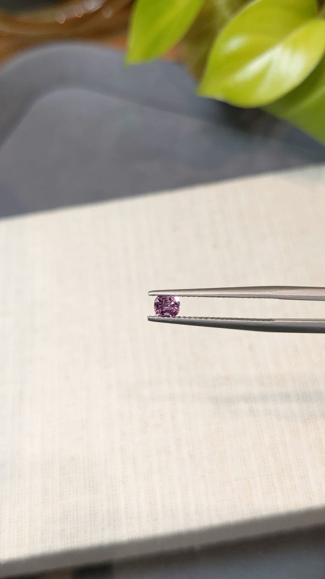 0.31 Ct. Pink Sapphire from Ceylon (Sri Lanka) Size Video