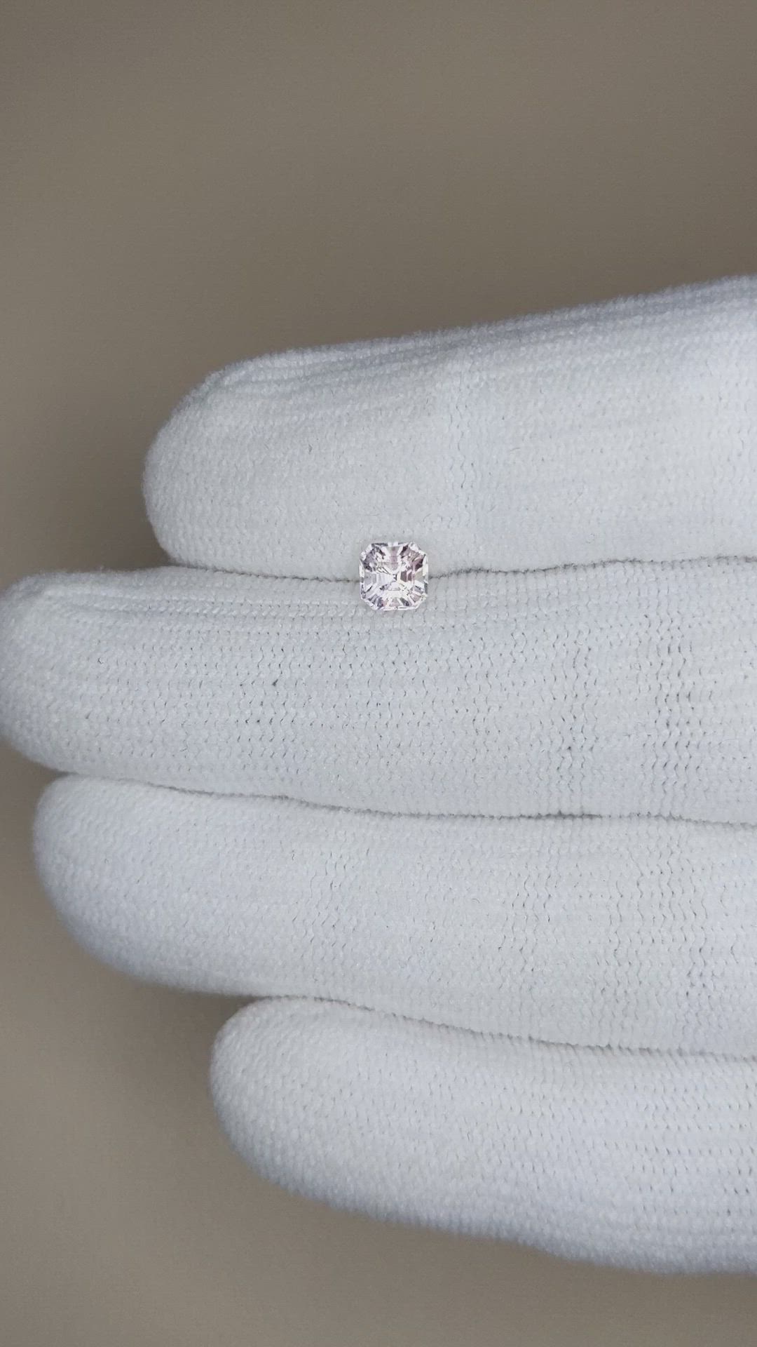 0.75 Ct. Pink Sapphire from Ceylon (Sri Lanka) Size Video