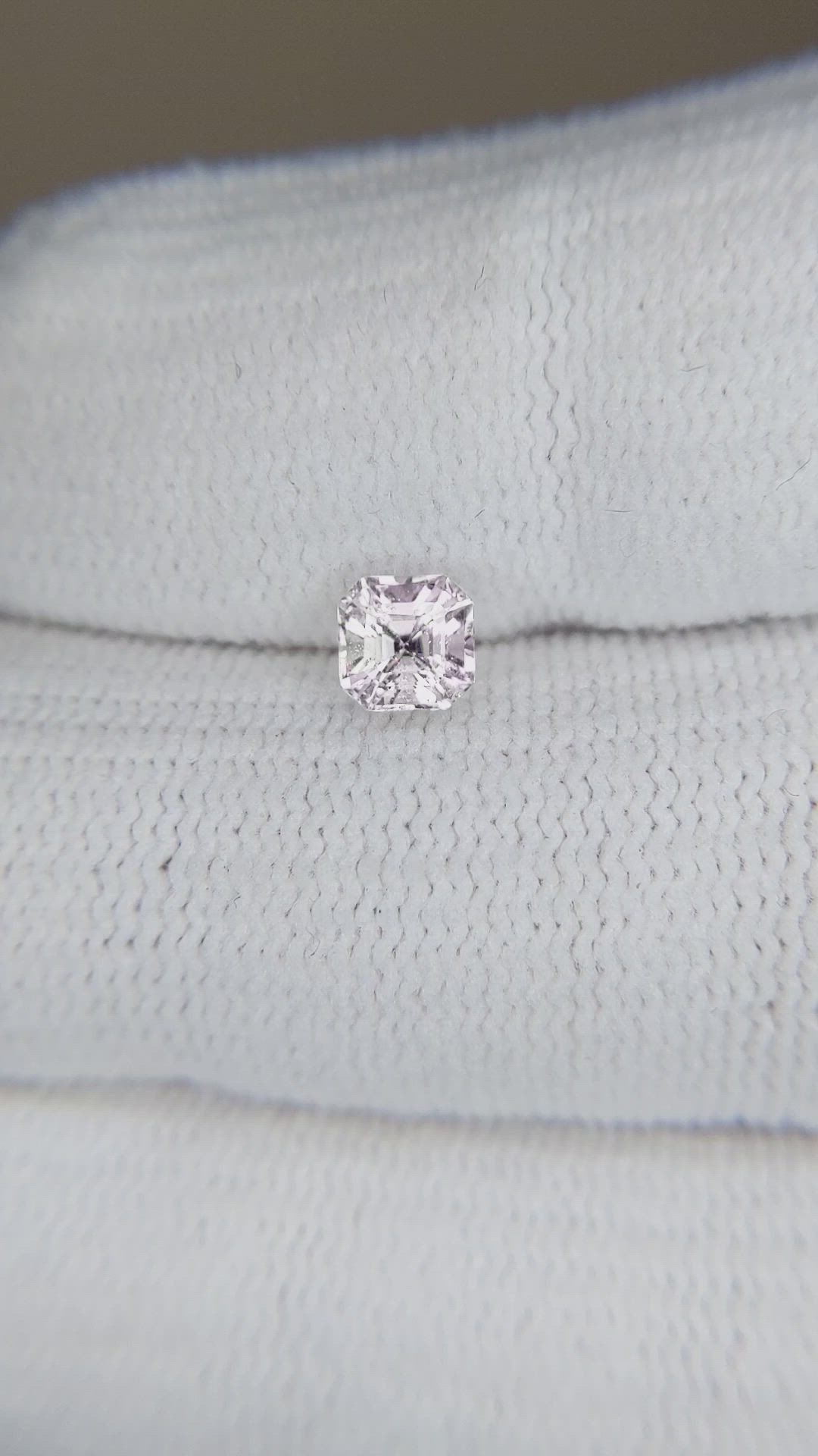 0.75 Ct. Pink Sapphire from Ceylon (Sri Lanka) Size Video