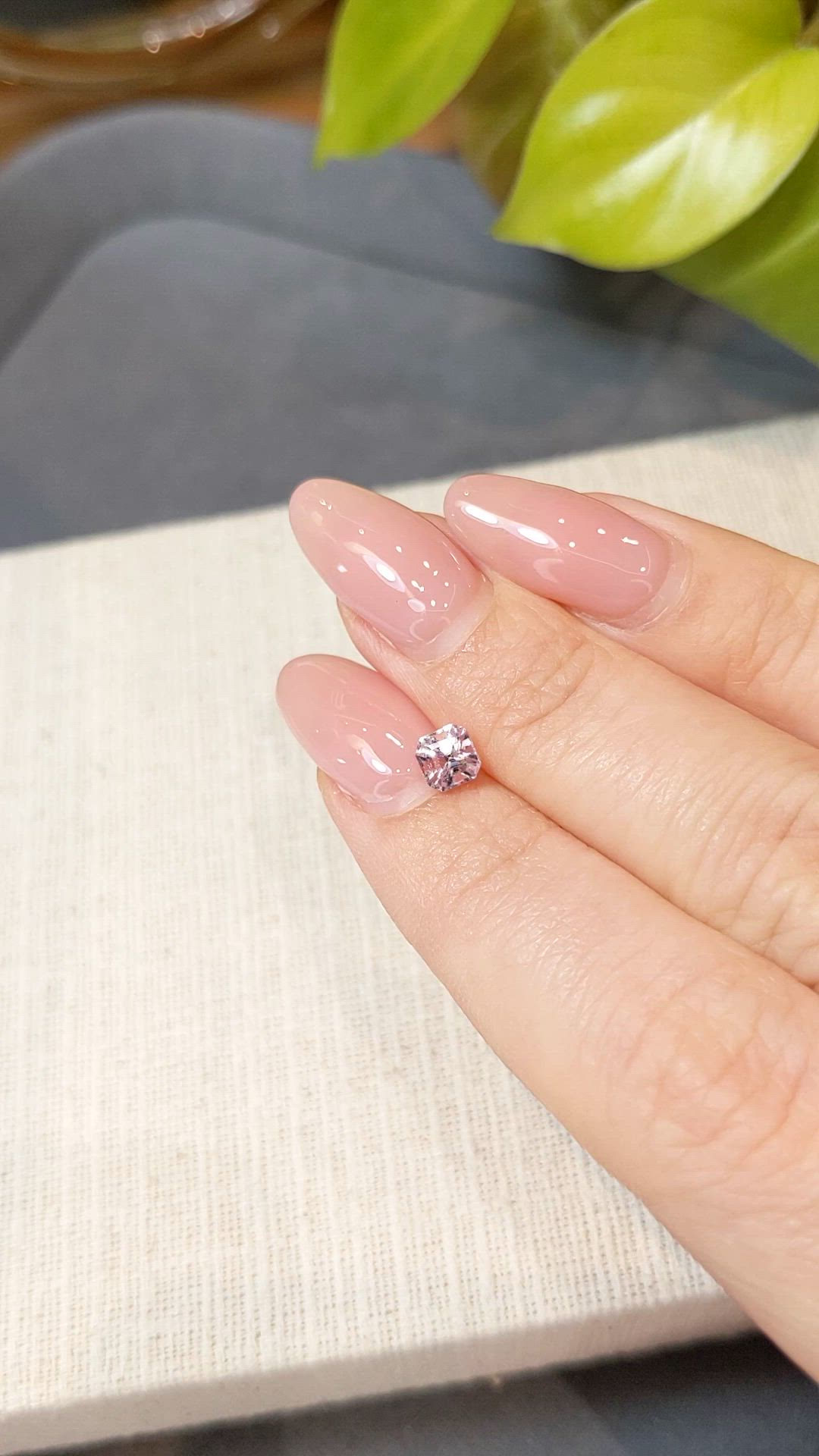 0.75 Ct. Pink Sapphire from Ceylon (Sri Lanka) Size Video